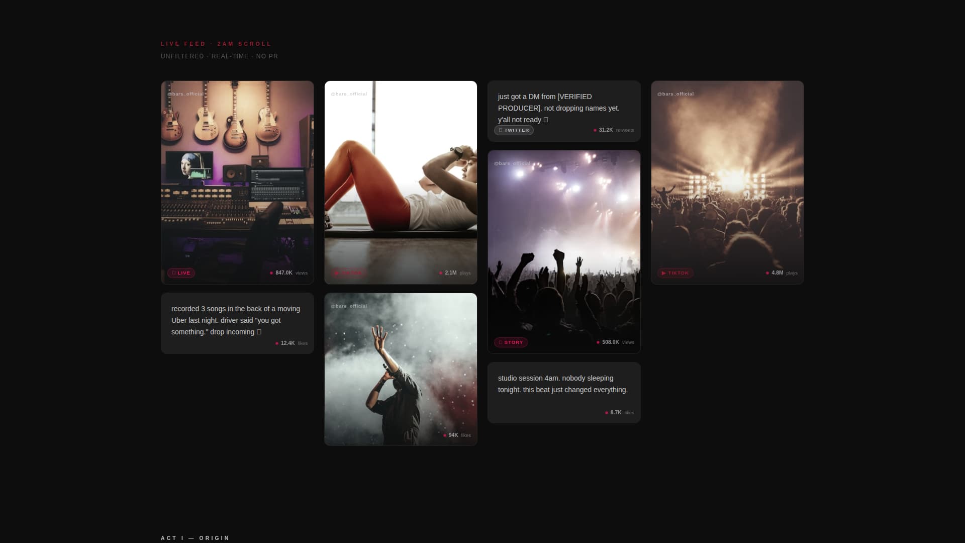 Bars - Electrifying Rap Landing Page Template