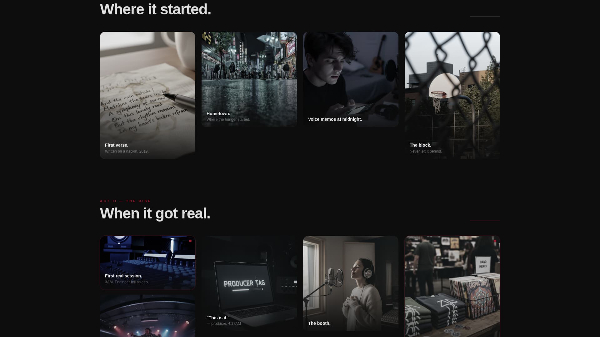 Bars - Electrifying Rap Landing Page Template