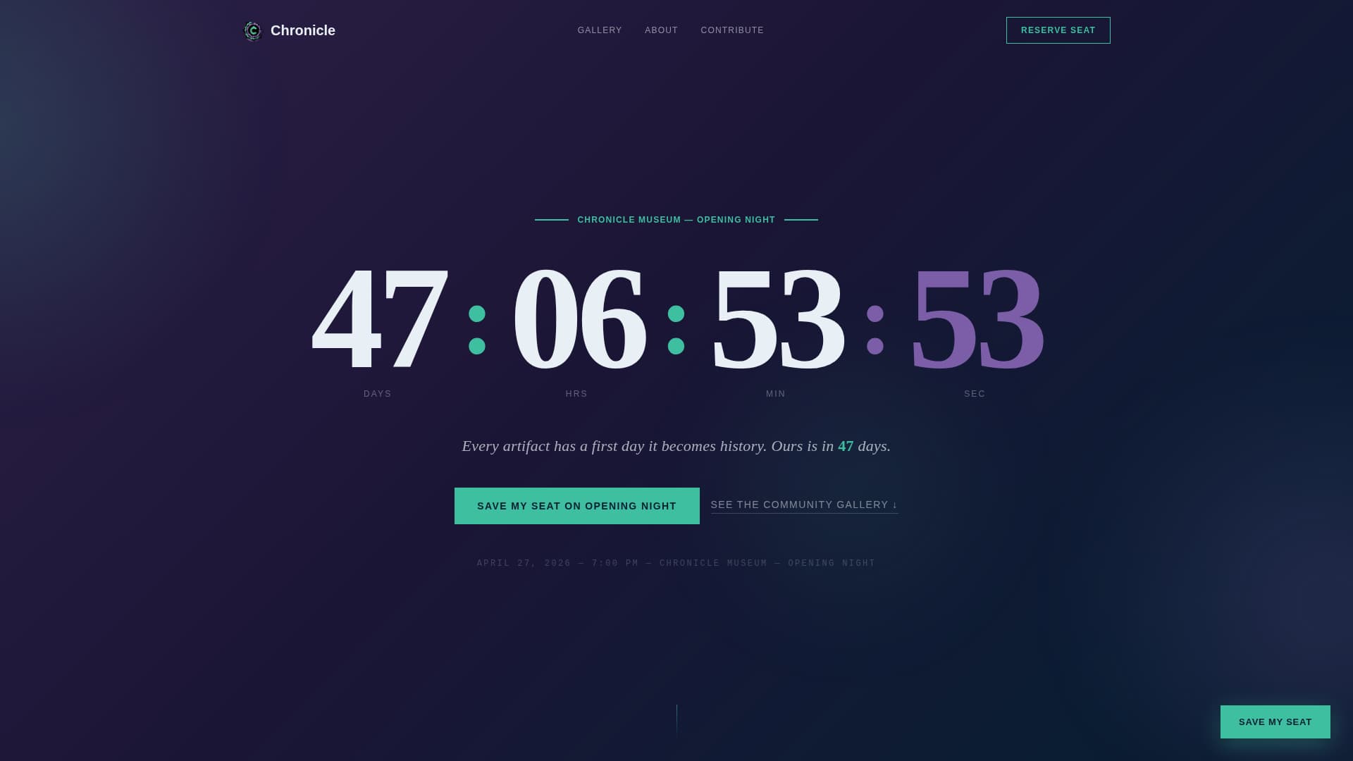 Archive — Authoritative Historical Society Landing Page Template
