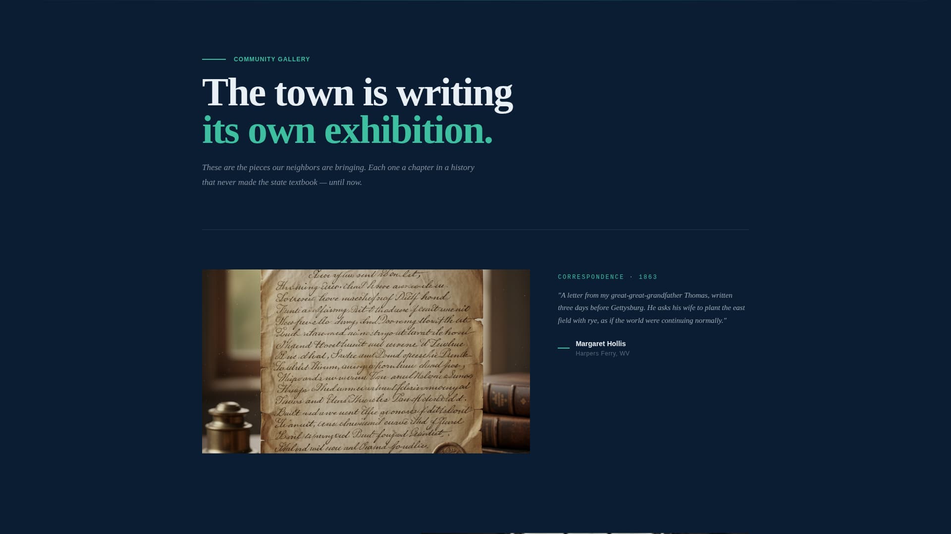 Archive — Authoritative Historical Society Landing Page Template