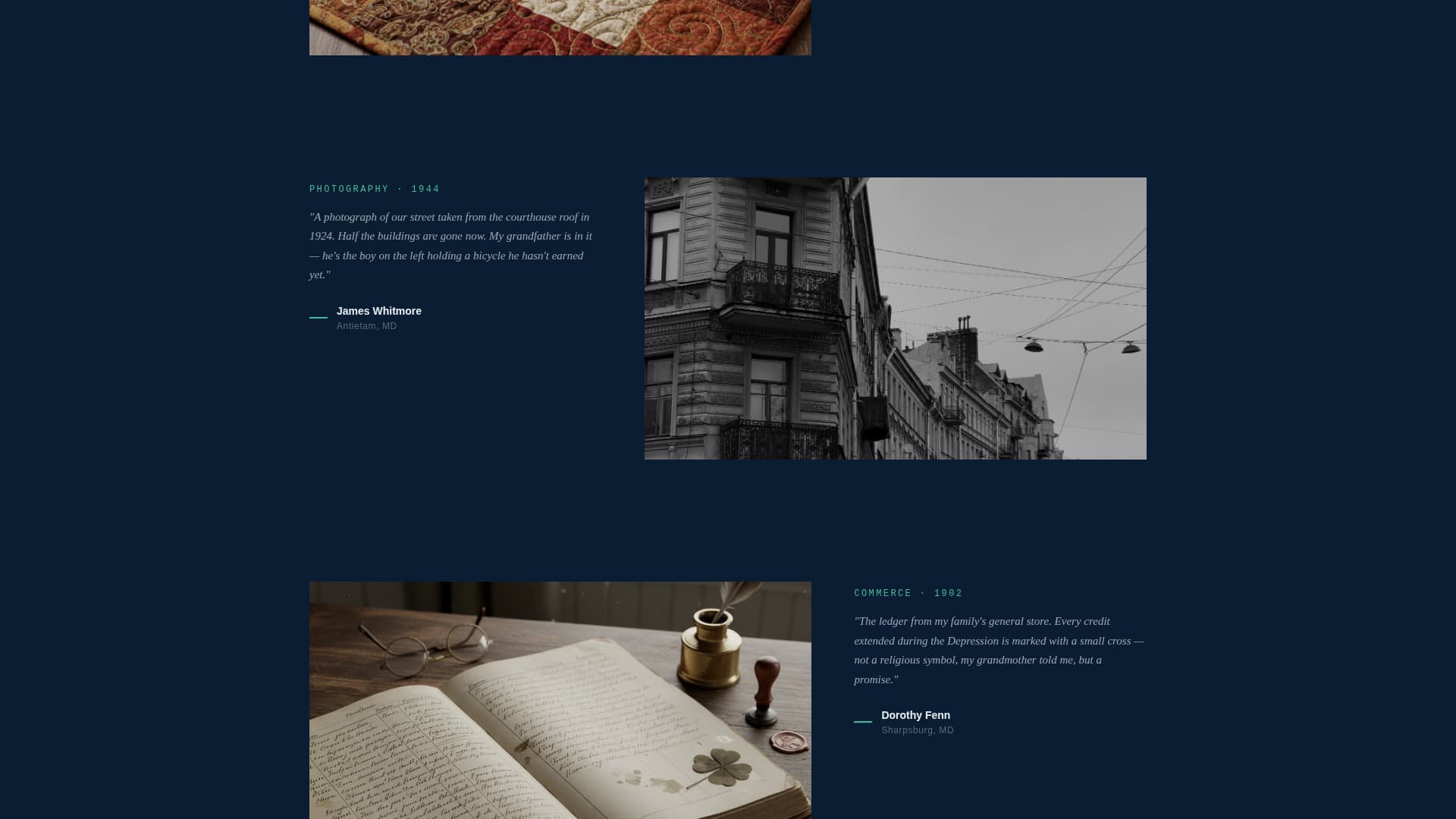 Archive — Authoritative Historical Society Landing Page Template