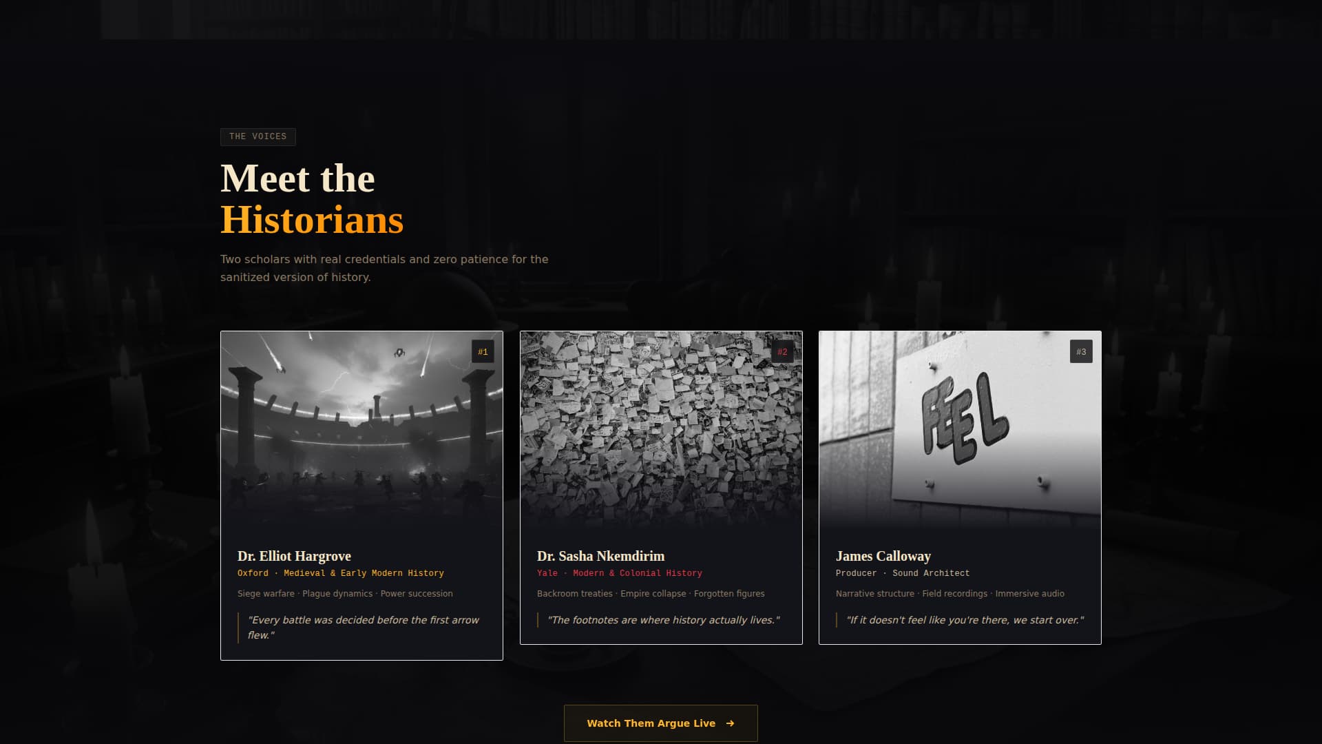 Chronicle - Electrifying History Landing Page Template