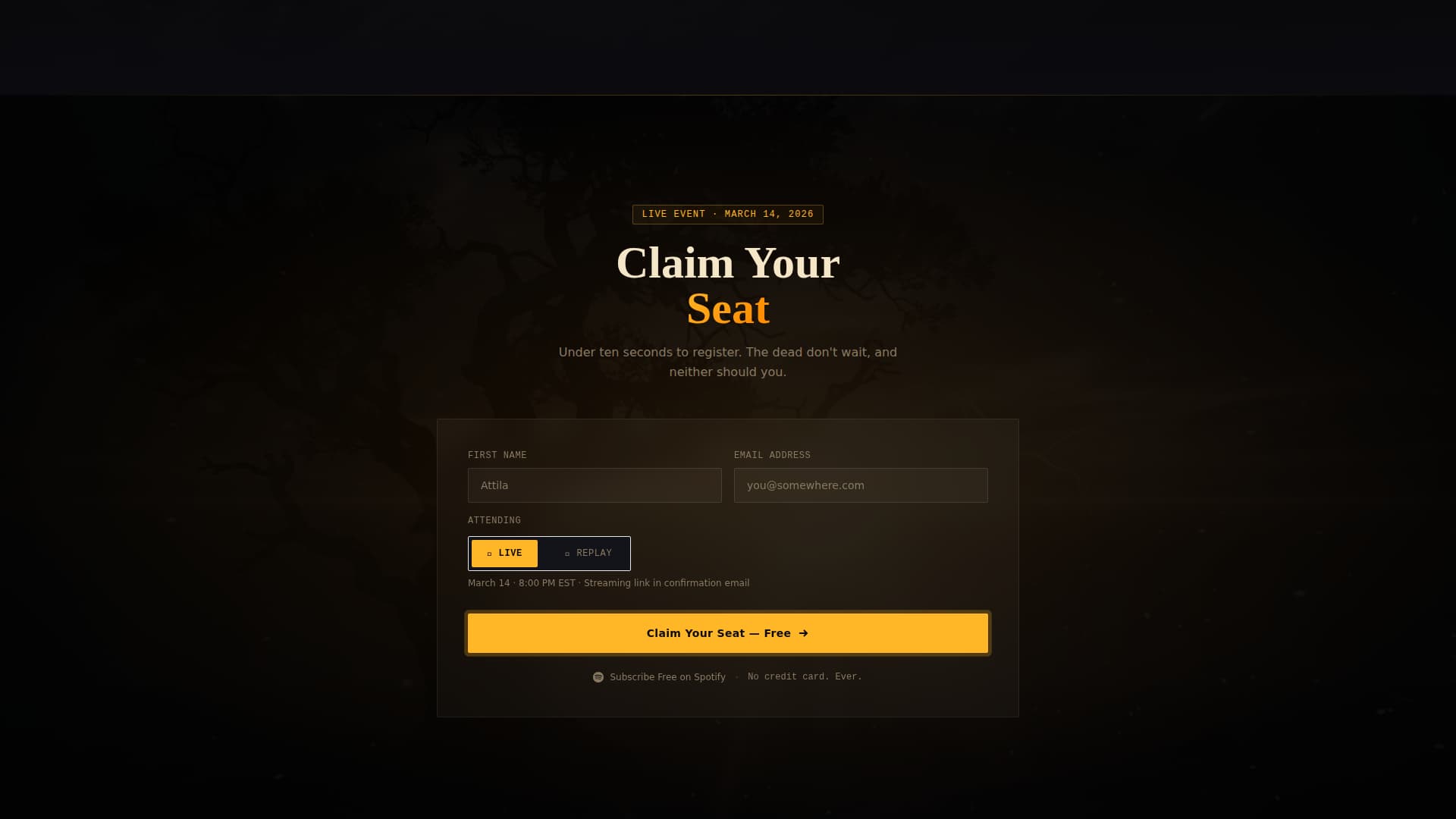 Chronicle - Electrifying History Landing Page Template