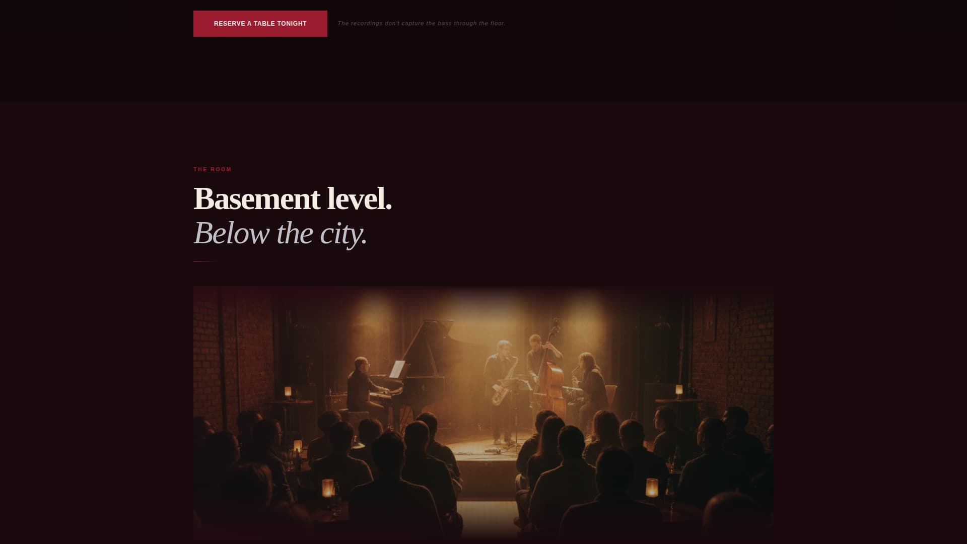 Setlist - Immersive Jazz Landing Page Template