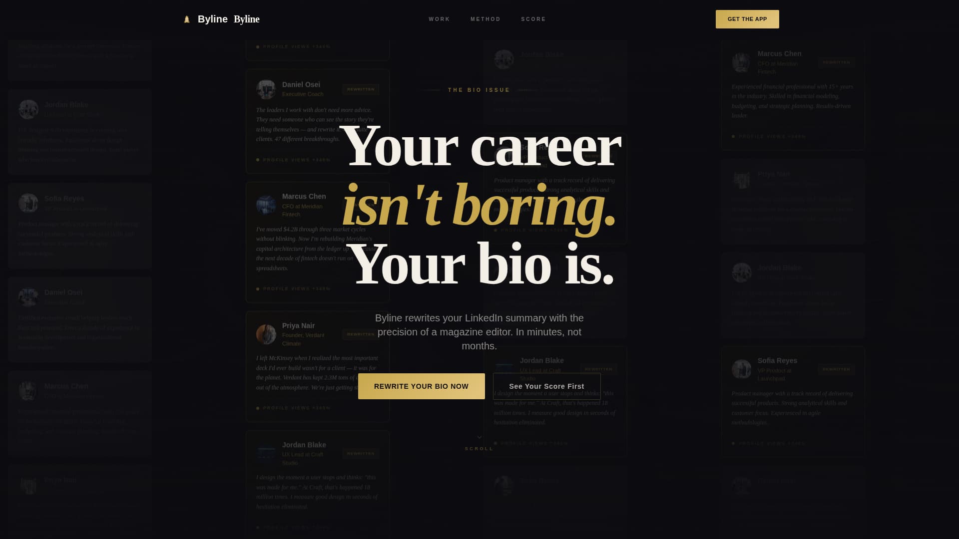 Byline - Magnetic LinkedIn Landing Page Template