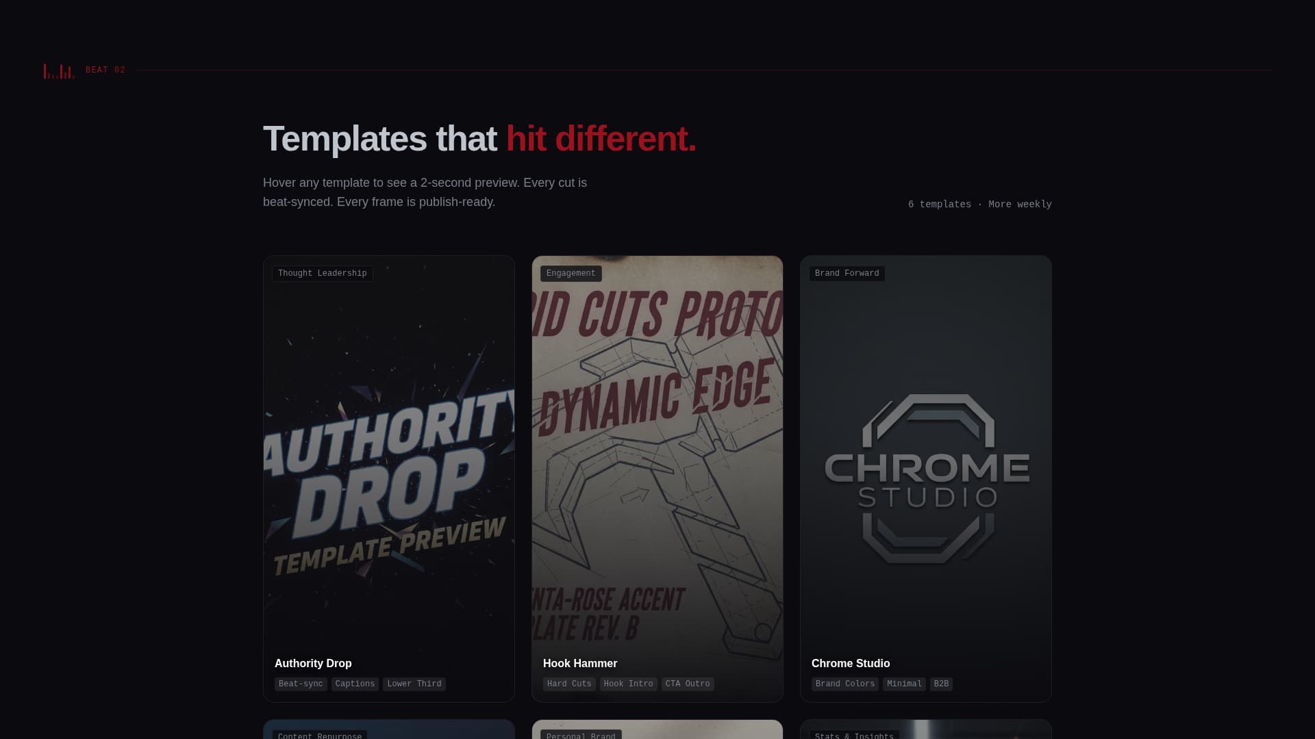 Pulse - Scrollstopping LinkedIn Landing Page Template