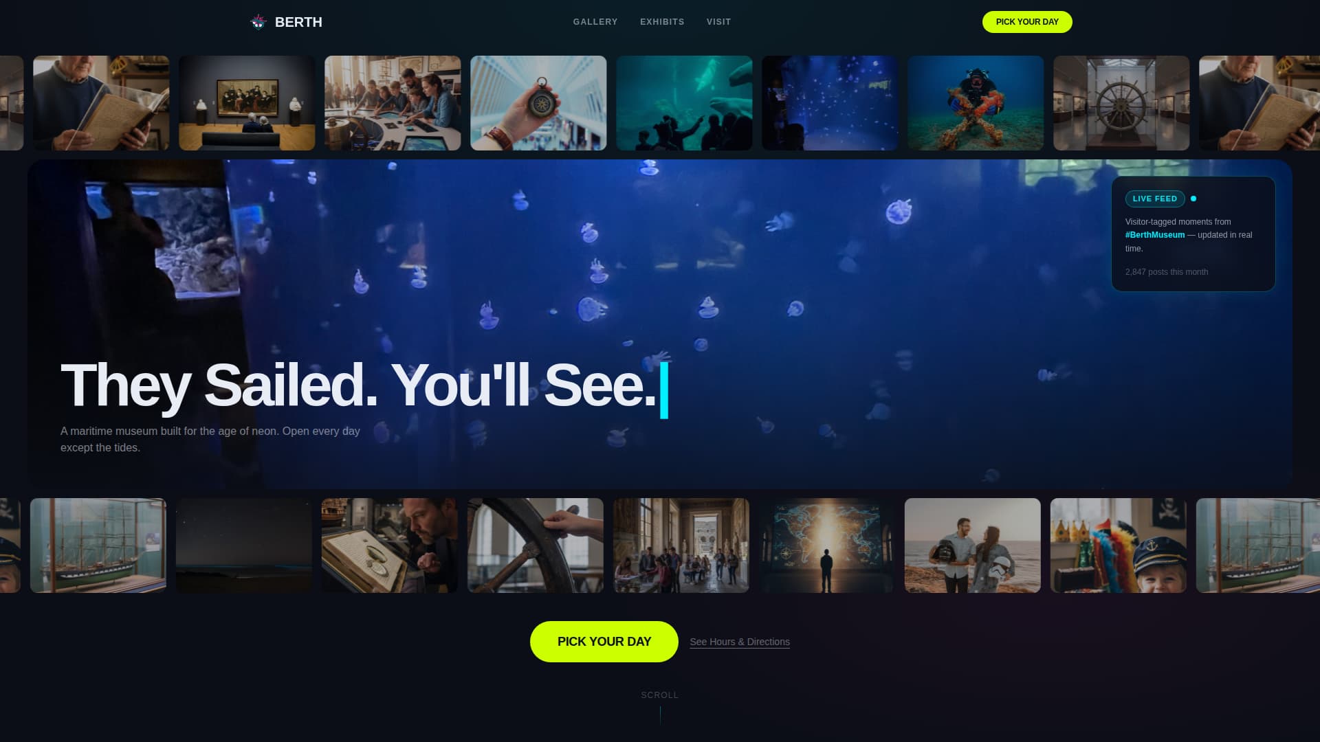 Berth - Immersive Maritime Landing Page Template