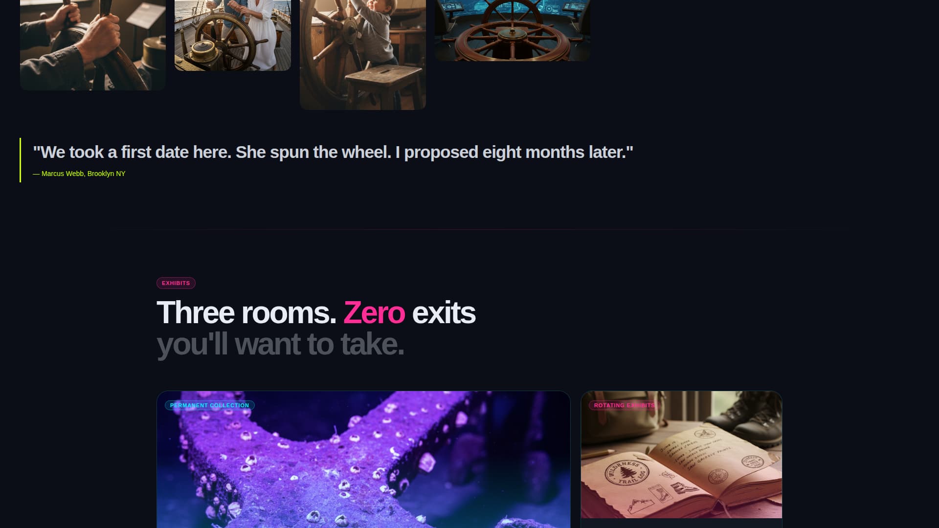 Berth - Immersive Maritime Landing Page Template