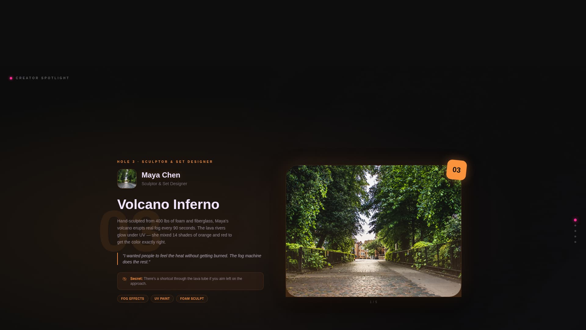 Putt - Electrifying Golf Landing Page Template