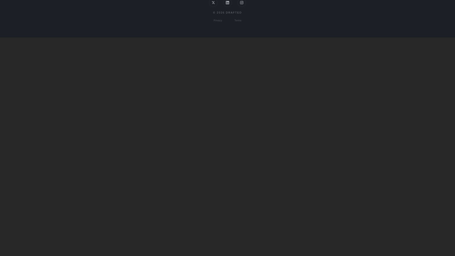 Drafted - Precision Coverletter Landing Page Template