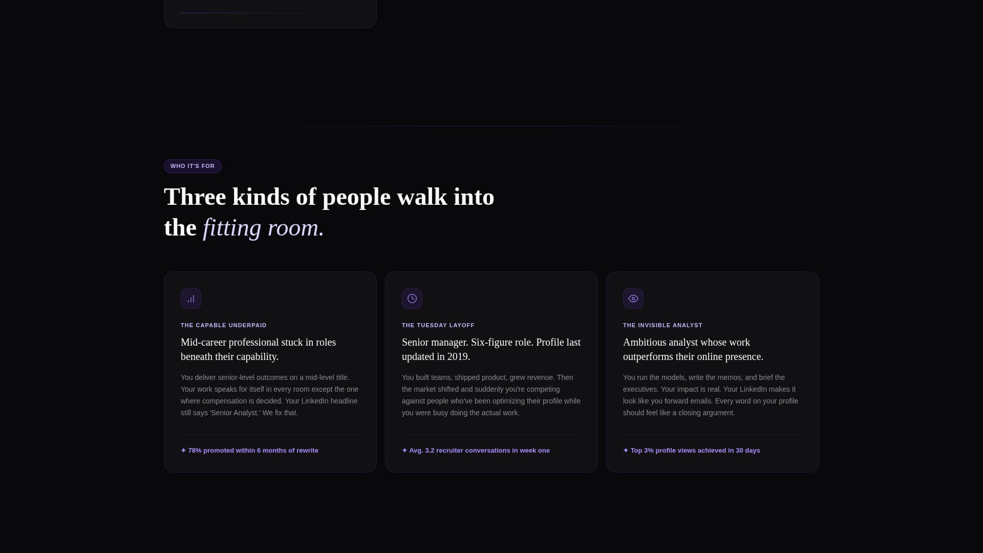 Profile - Elite LinkedIn Landing Page Template