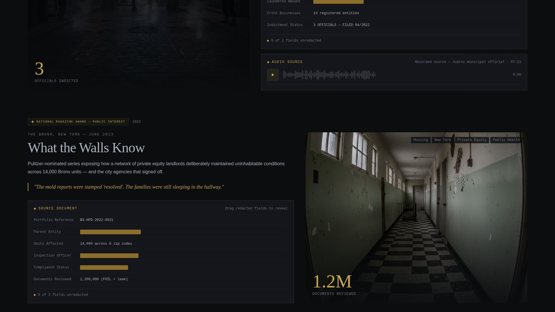 Journalist Portfolio Blog Website Template