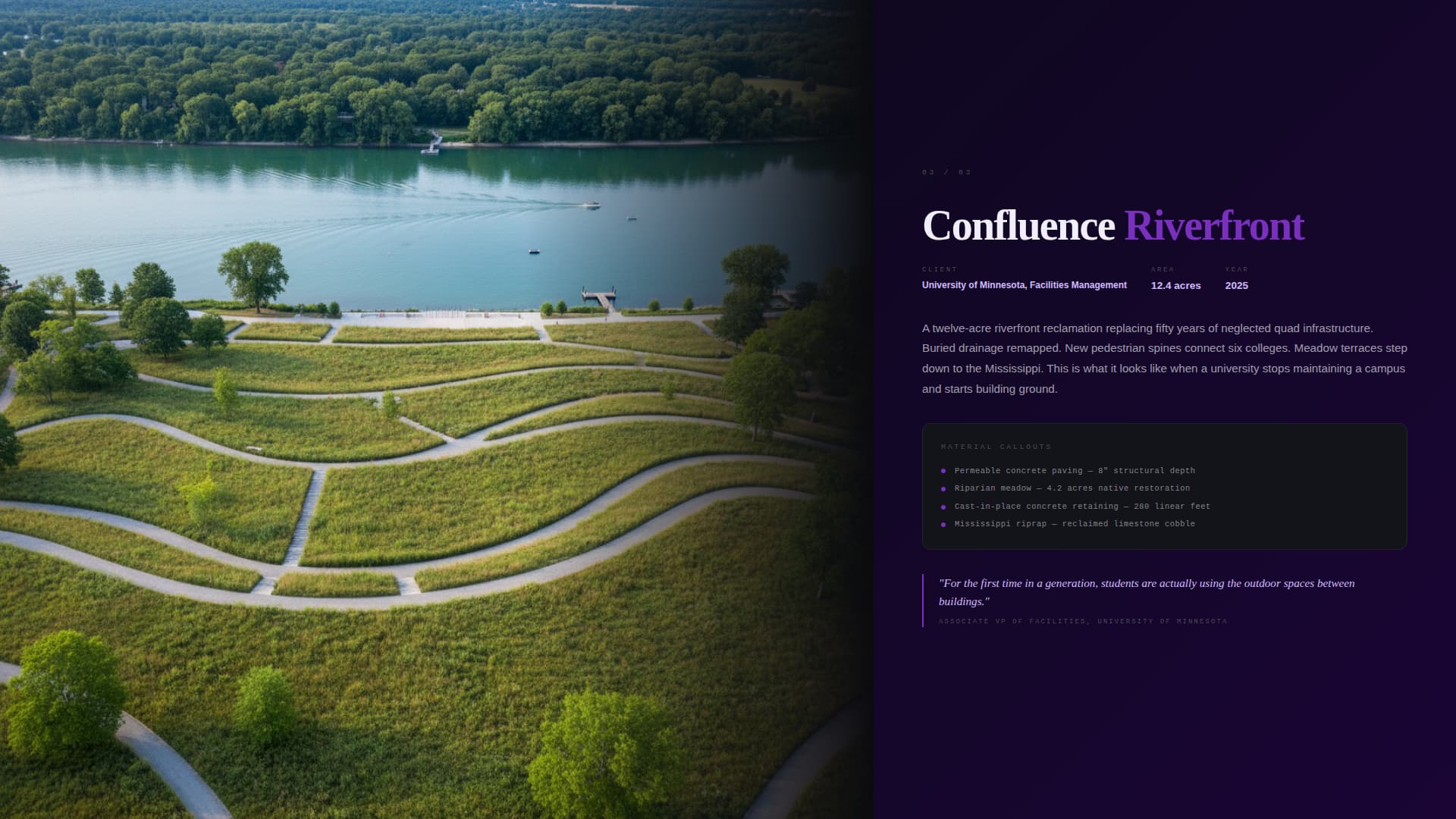 Terrain - Cinematic Landscapearchitect Landing Page Template