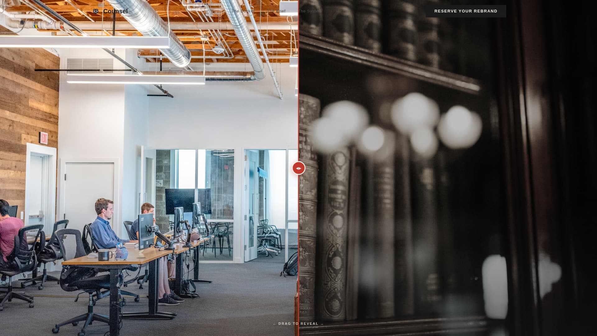 Counsel - Authoritative Legalbranding Landing Page Template