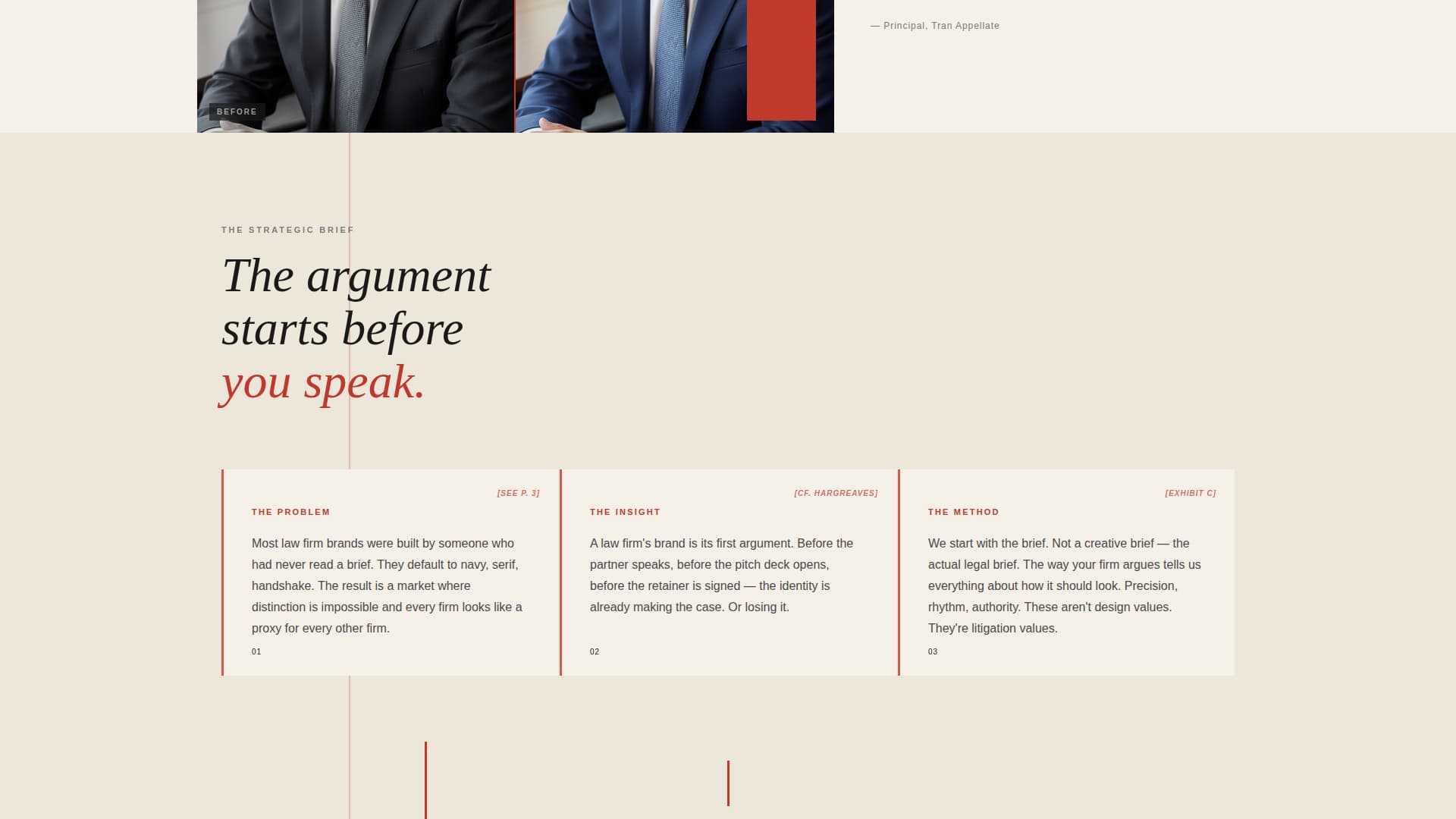 Counsel - Authoritative Legalbranding Landing Page Template