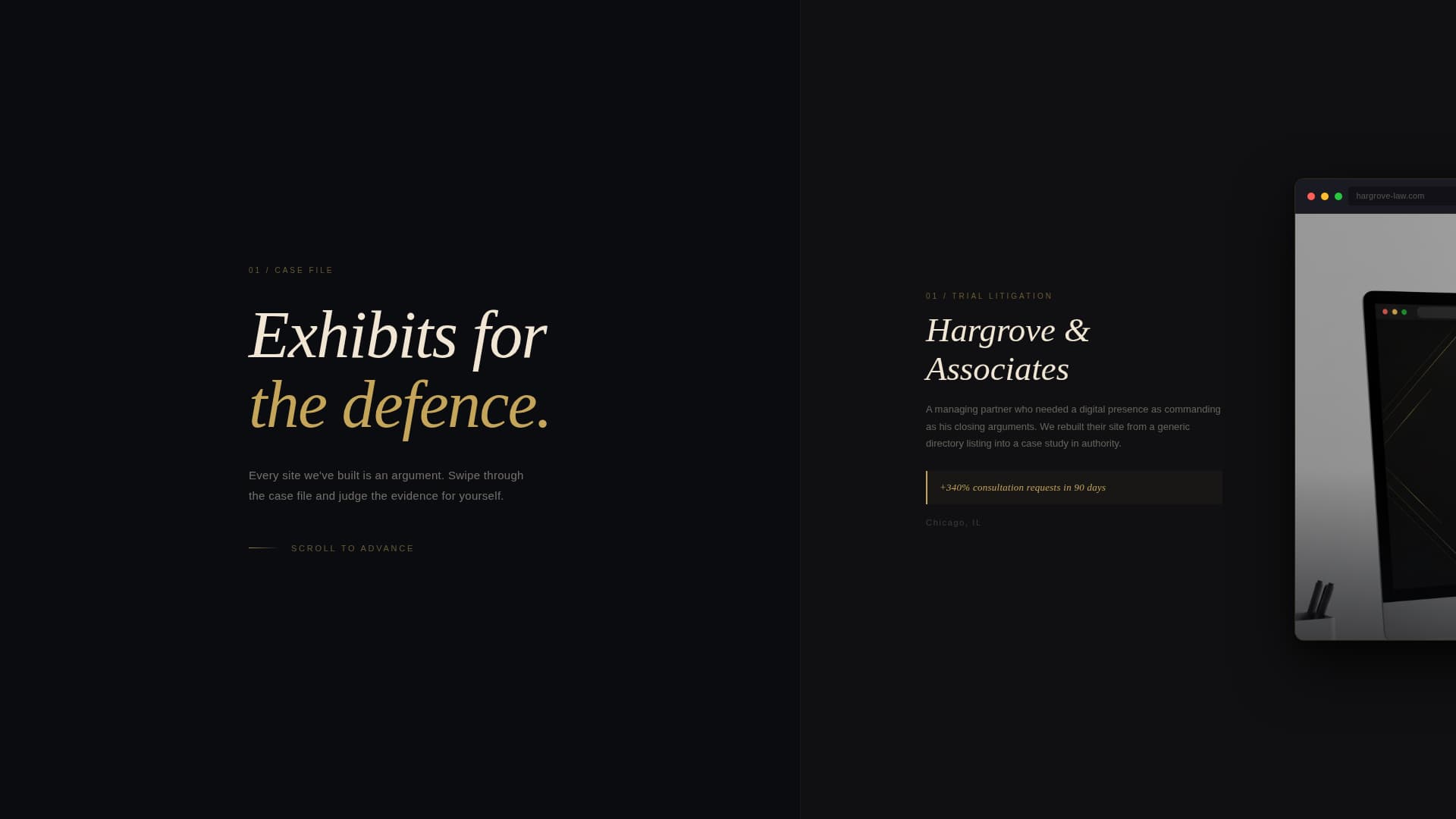 Brief - Authoritative Legalagency Landing Page Template