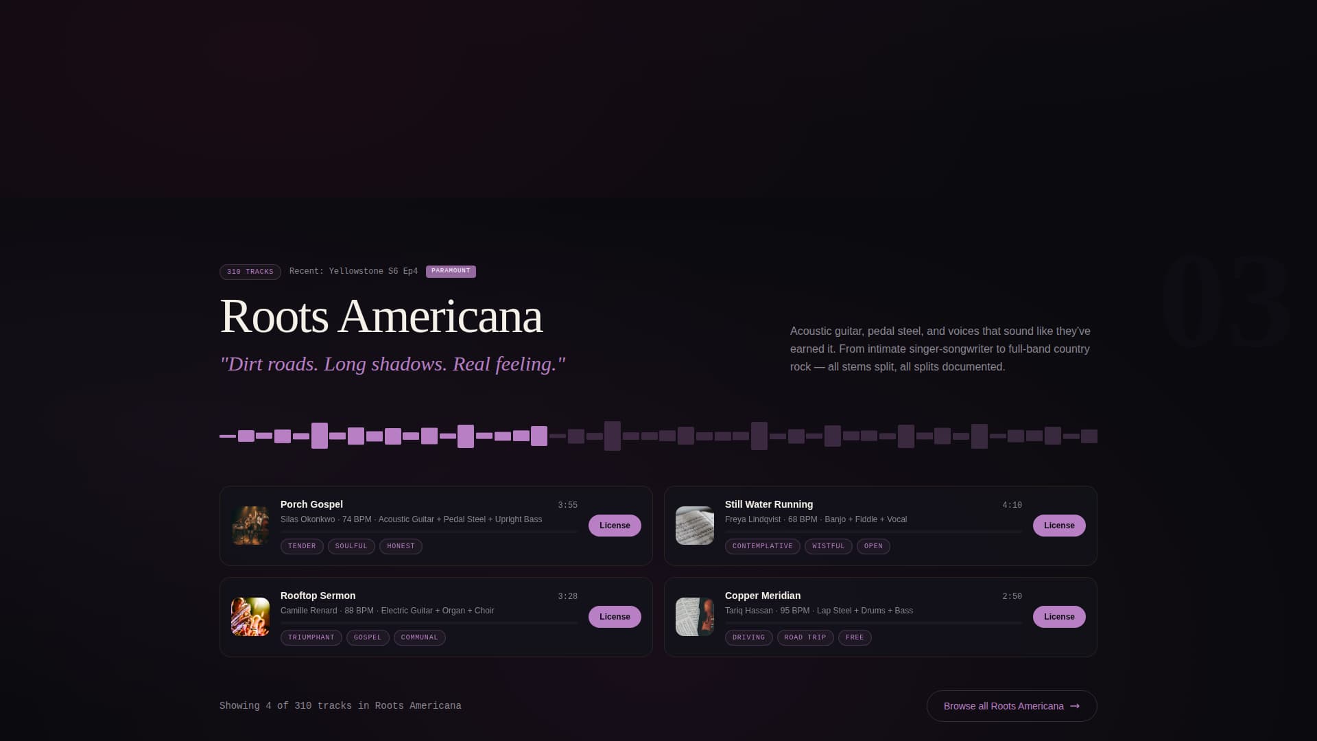 Syncvault - Immersive Musicpublishing Landing Page Template