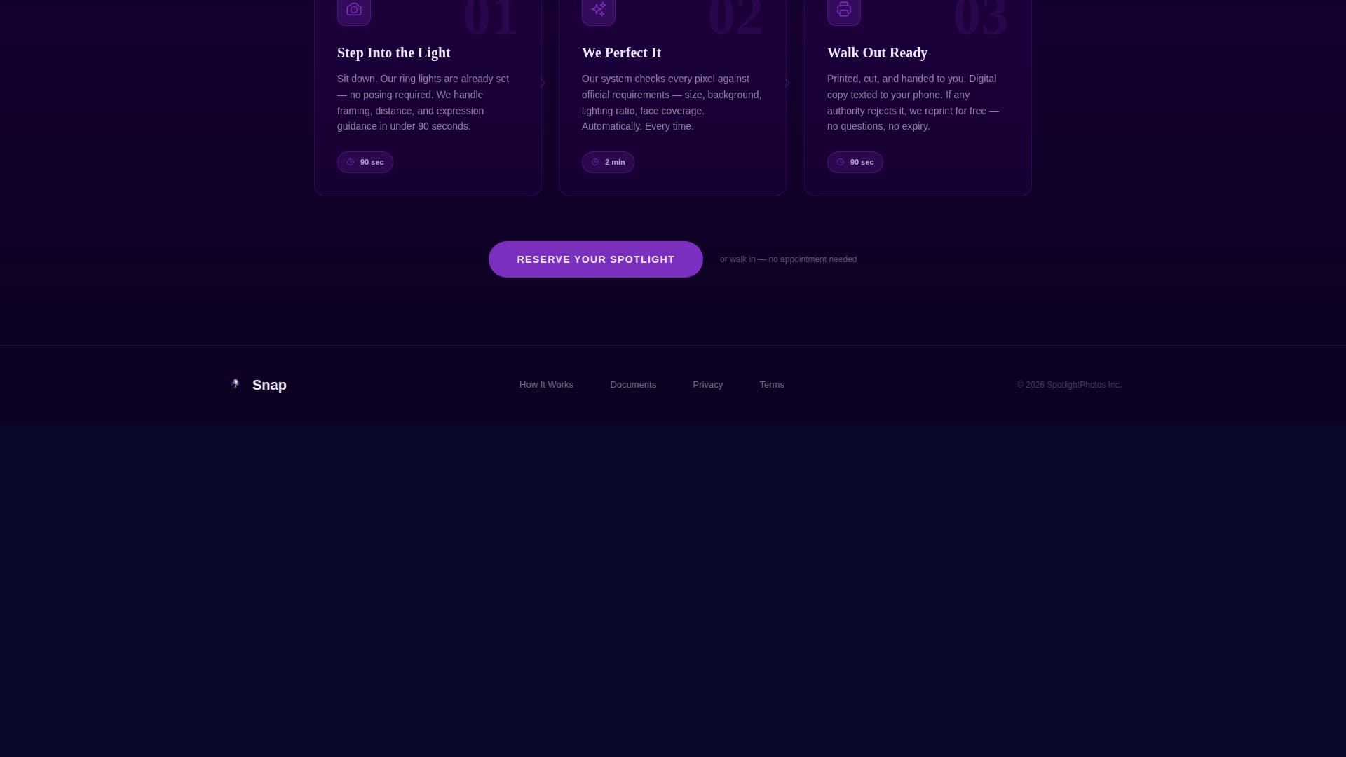 Spotlight - Rejectionproof Passport Landing Page Template