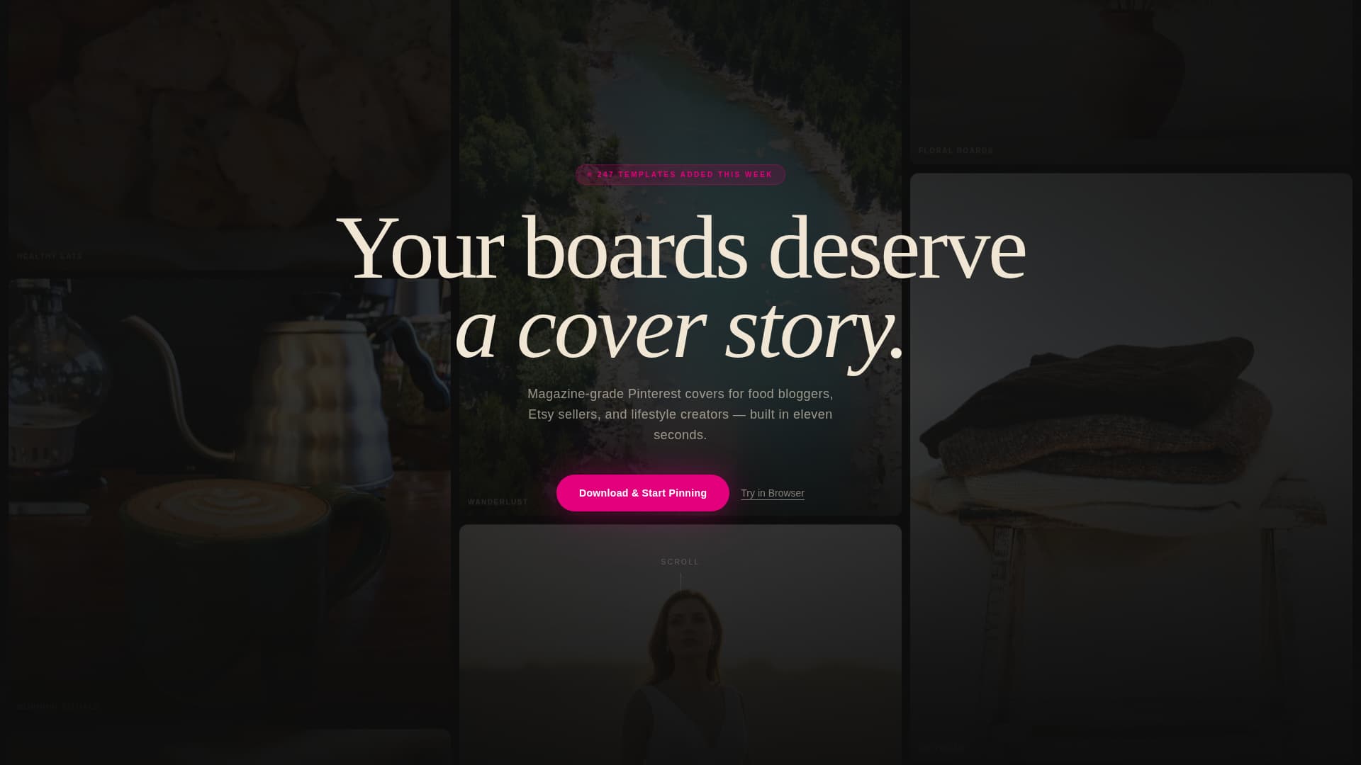 Board — Viral Social Media Sharing Landing Page Template