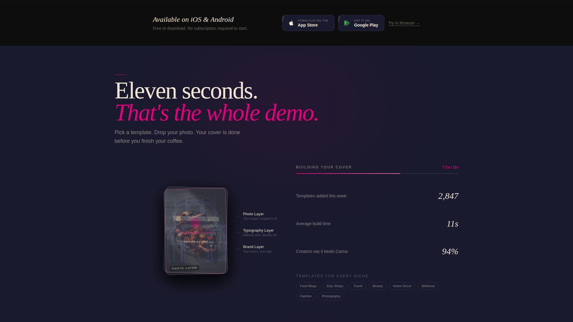 Board — Viral Social Media Sharing Landing Page Template