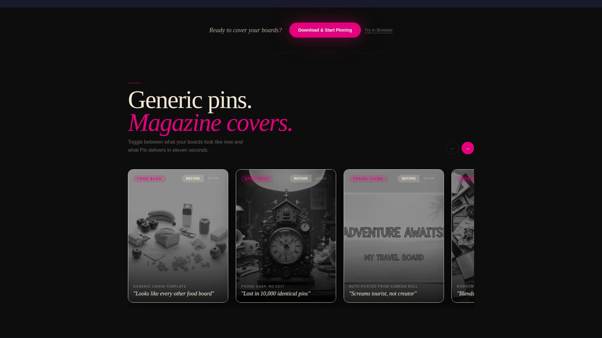 Board — Viral Social Media Sharing Landing Page Template