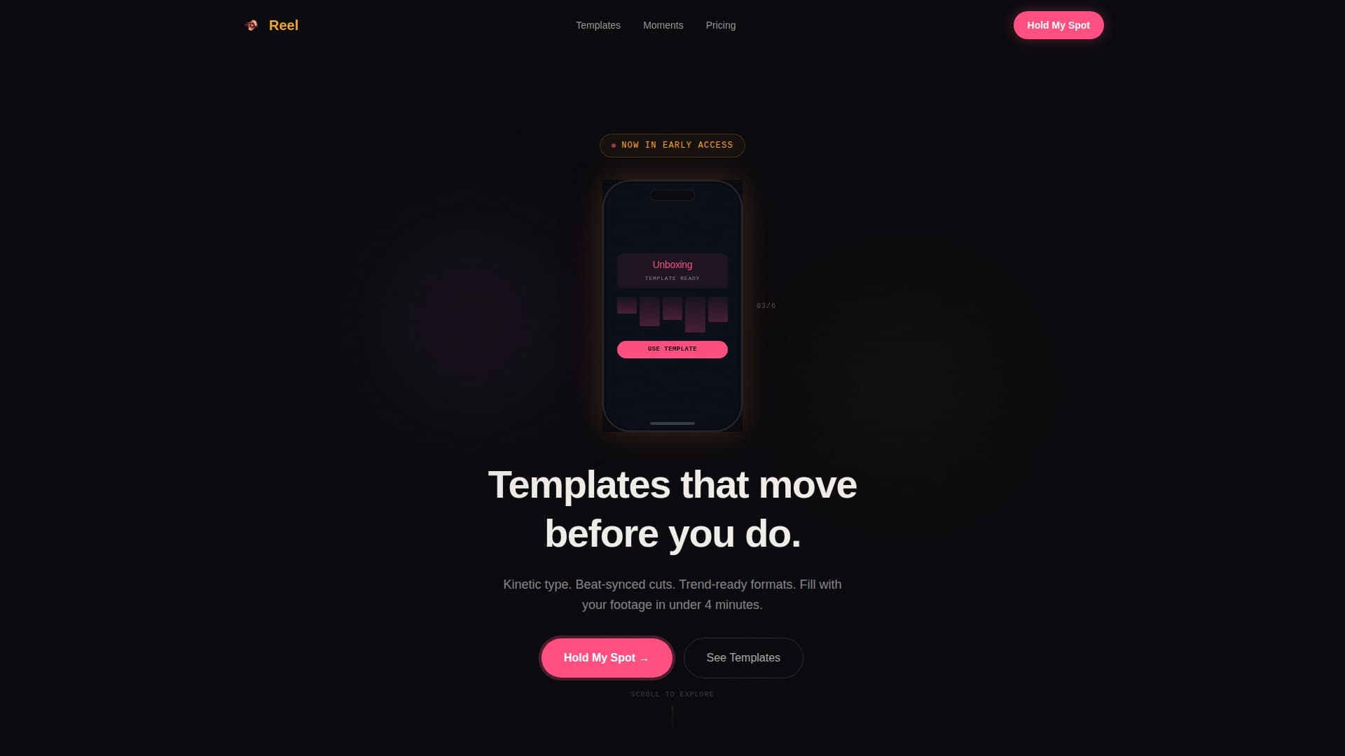 Reel - Scrollstopping Pinterest Landing Page Template