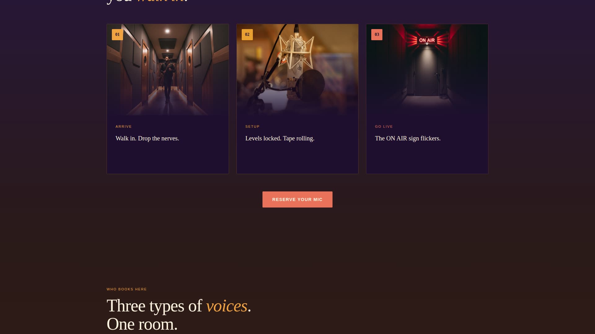 Booth - Electrifying Podcast Landing Page Template