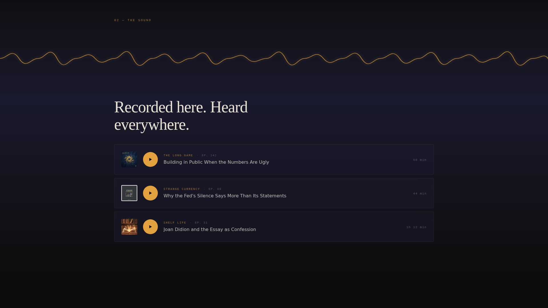 Podcast - Highconverting Studio Landing Page Template