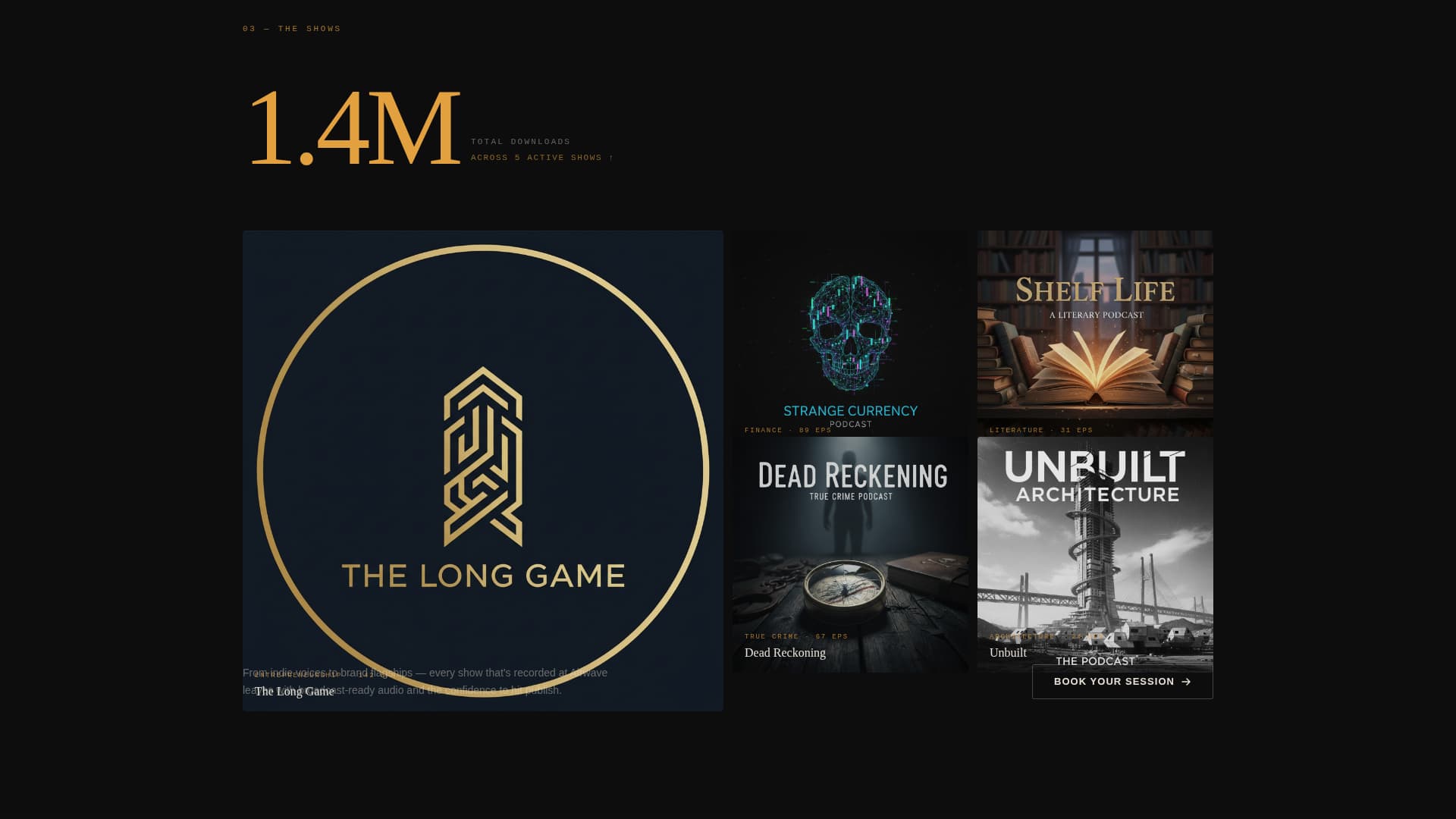 Podcast - Highconverting Studio Landing Page Template