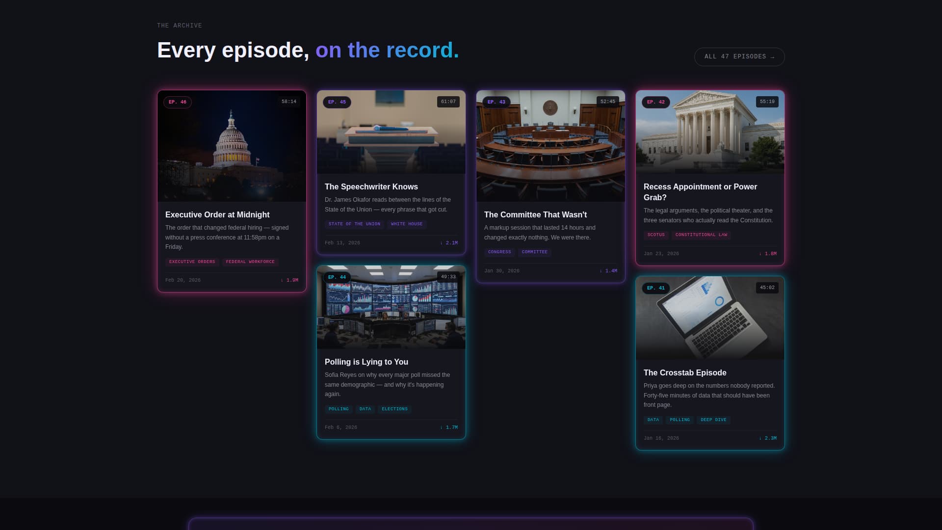 Dispatch - Electrifying Politics Landing Page Template