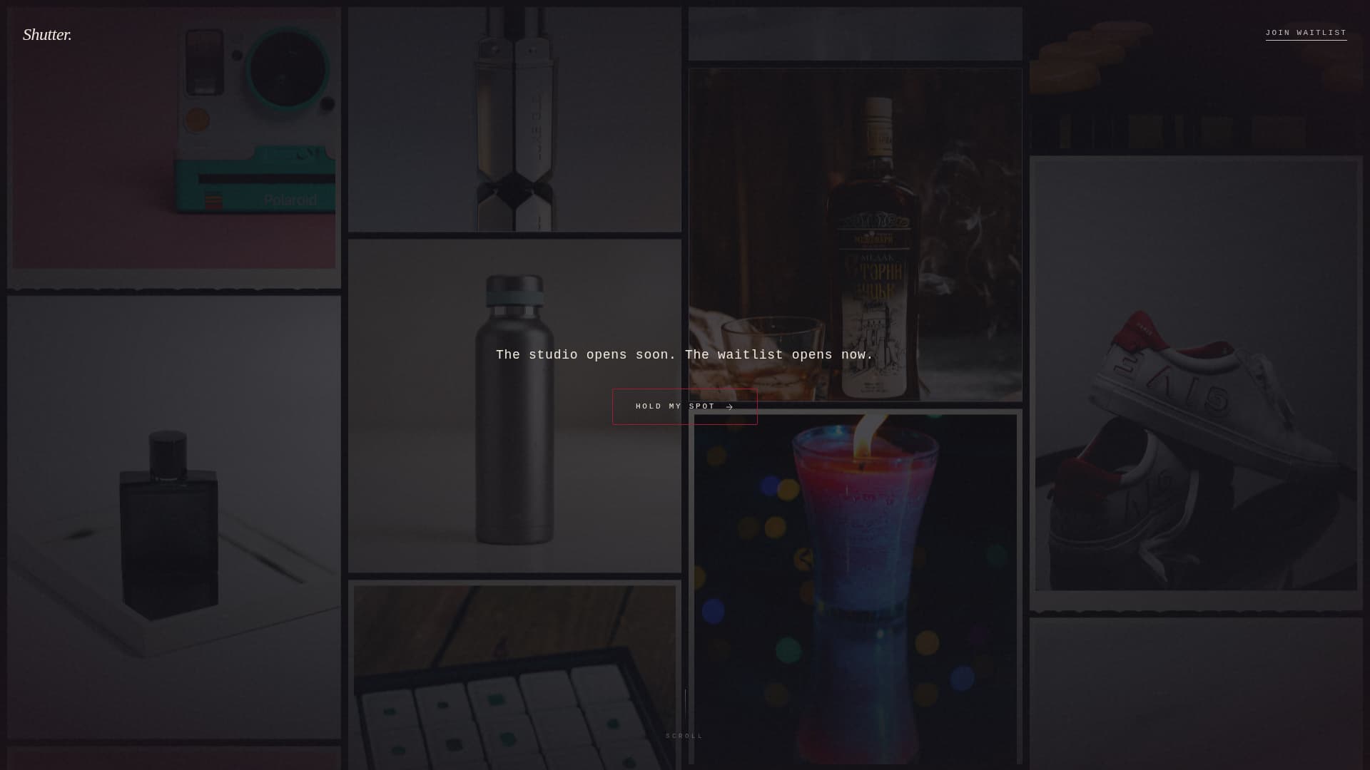 Shutter - Retro Photography Landing Page Template