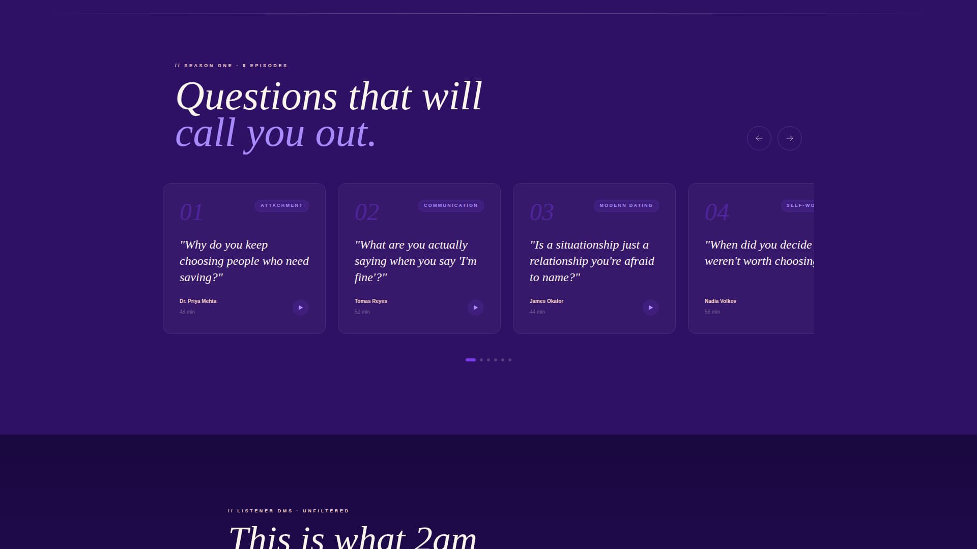 Frequency - Captivating Podcast Landing Page Template