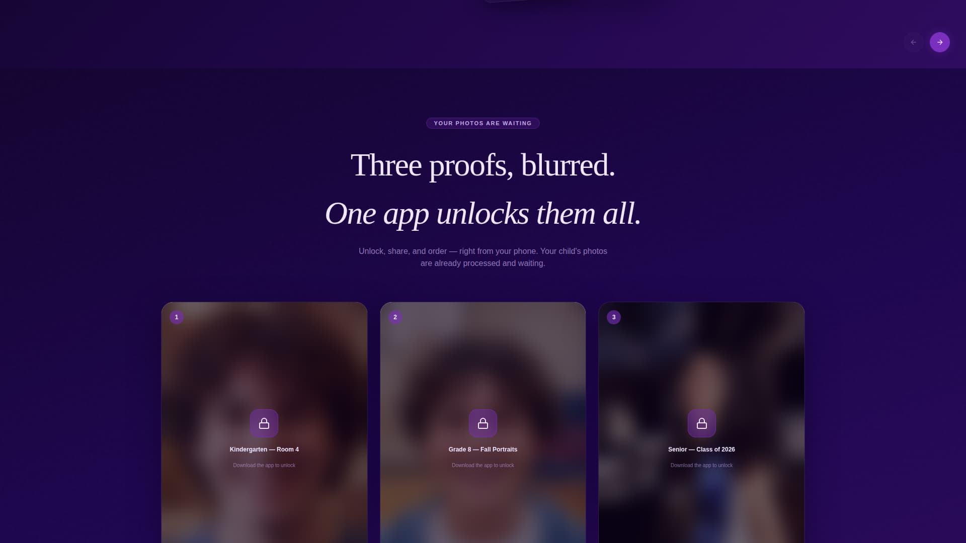 Shutter - Captivating Schoolphotography Landing Page Template