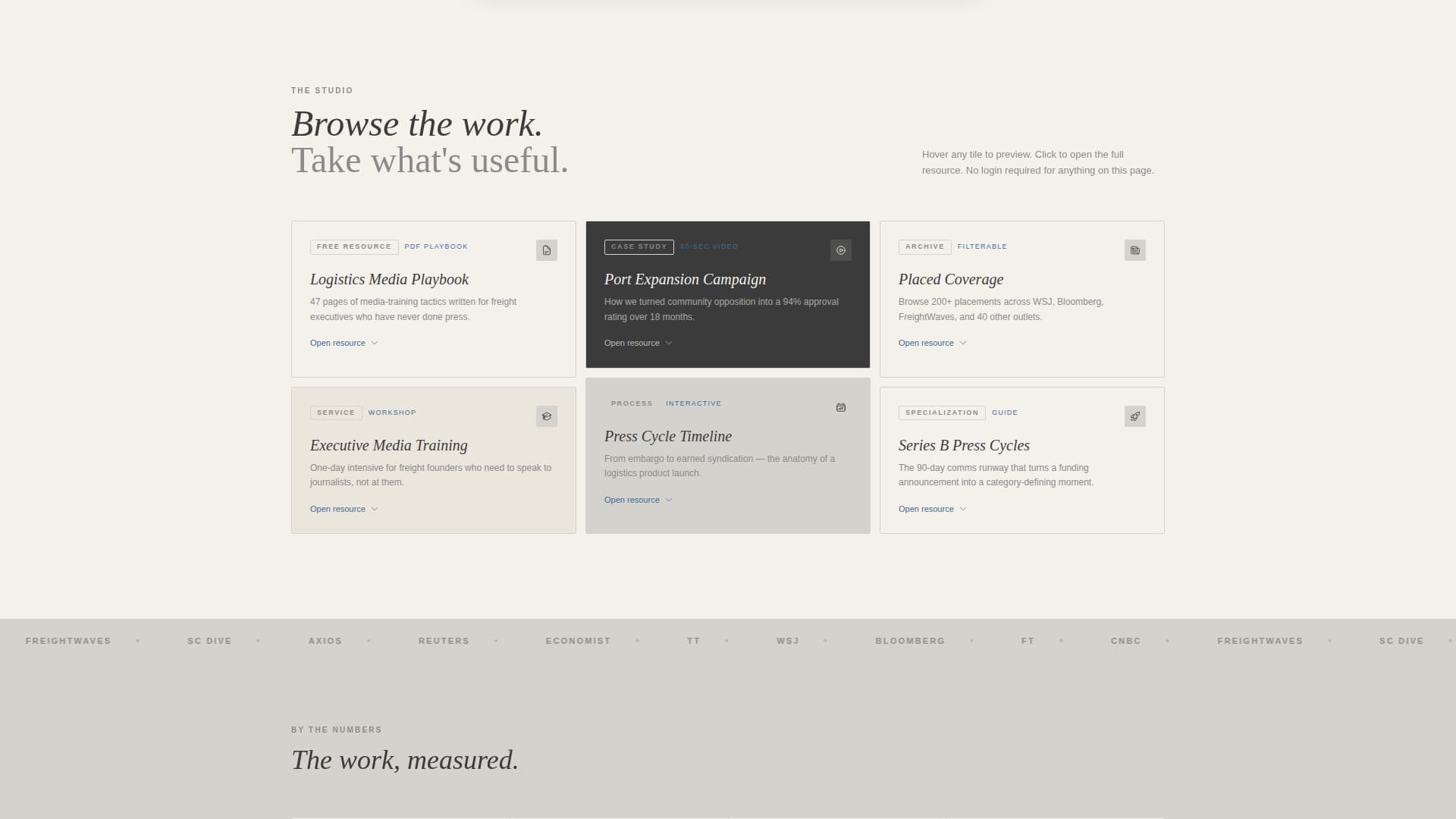 Logistics Marketing & Agency Portfolio Website Template