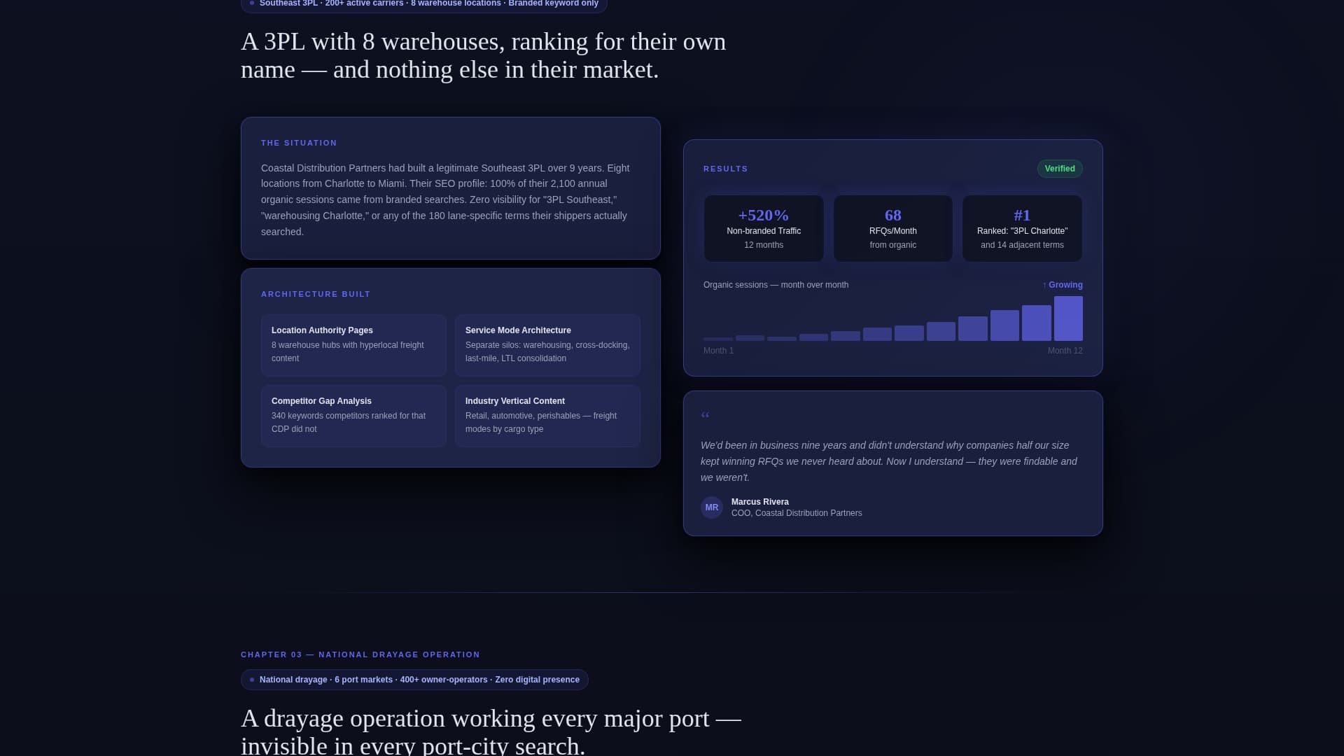 Route - Powerful Logistics Landing Page Template