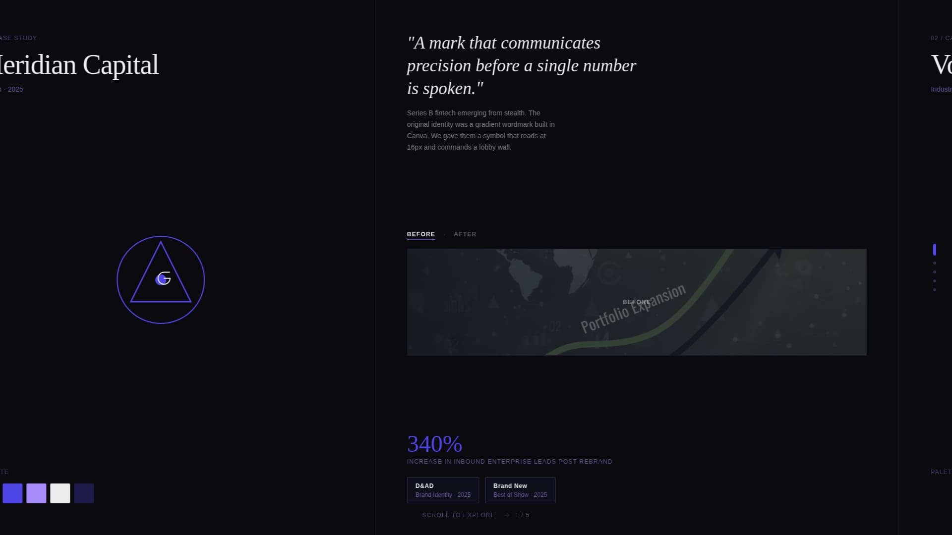Glyph - Iconic Identity Landing Page Template