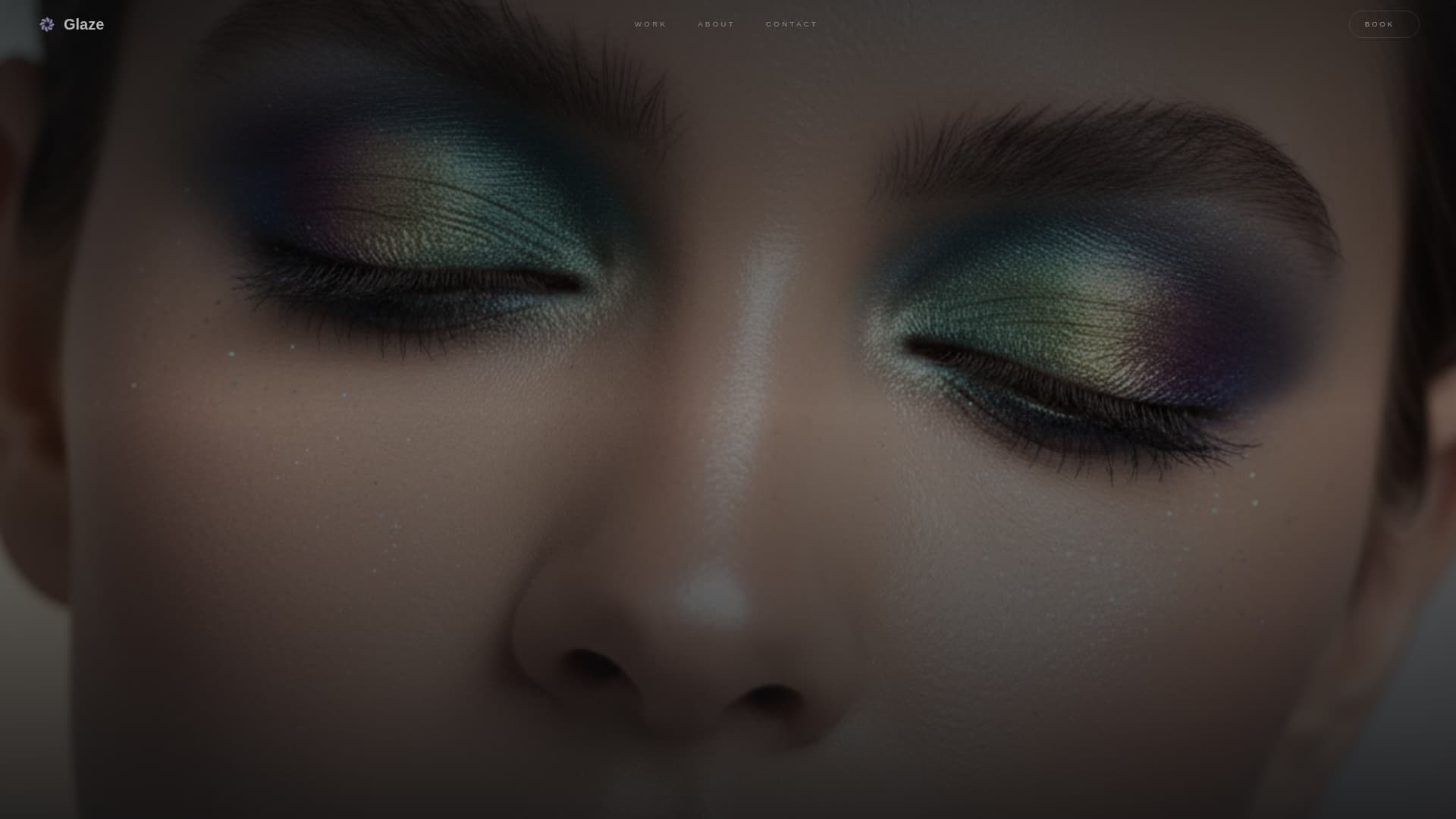 Glaze - Cinematic Makeupartist Landing Page Template