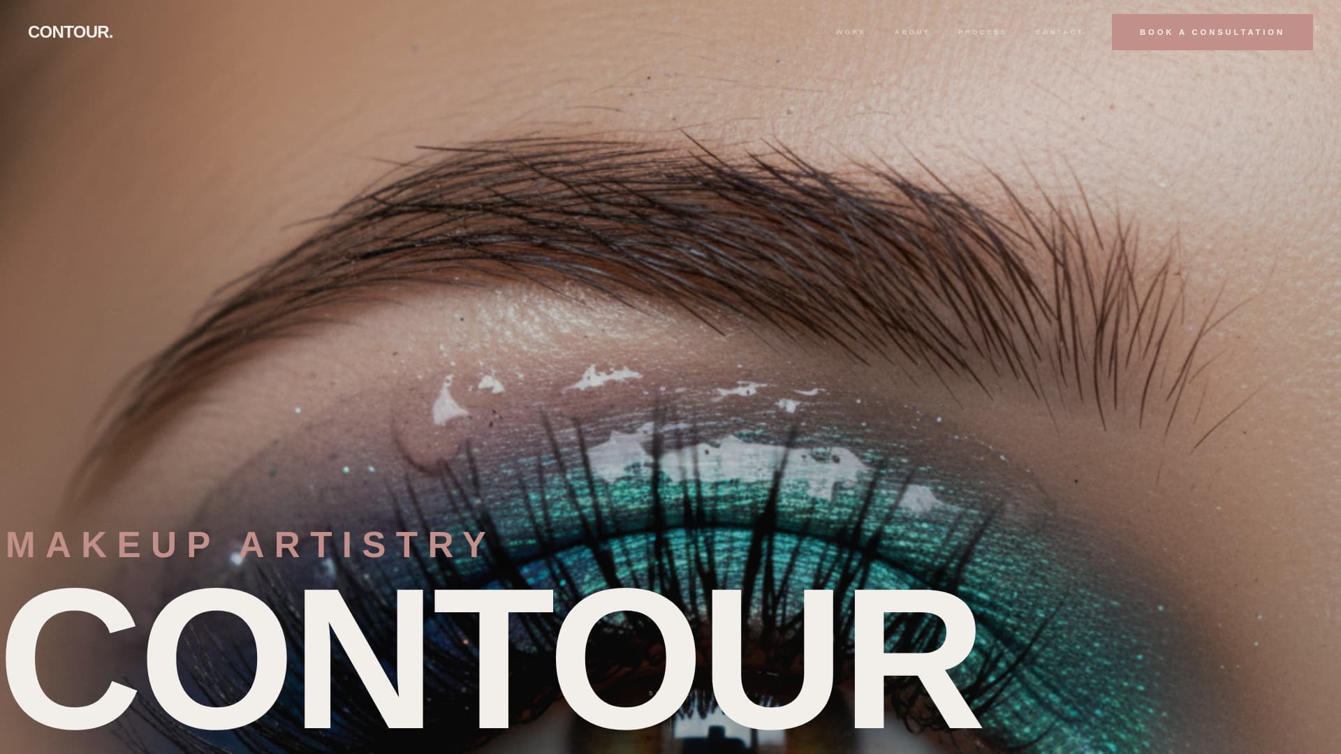 Contour - Bold Makeup Landing Page Template