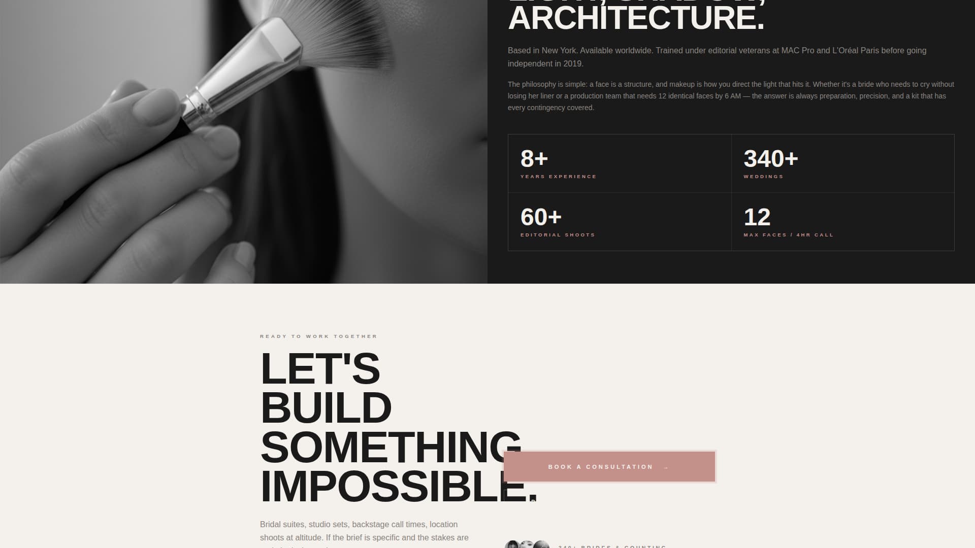 Contour - Bold Makeup Landing Page Template
