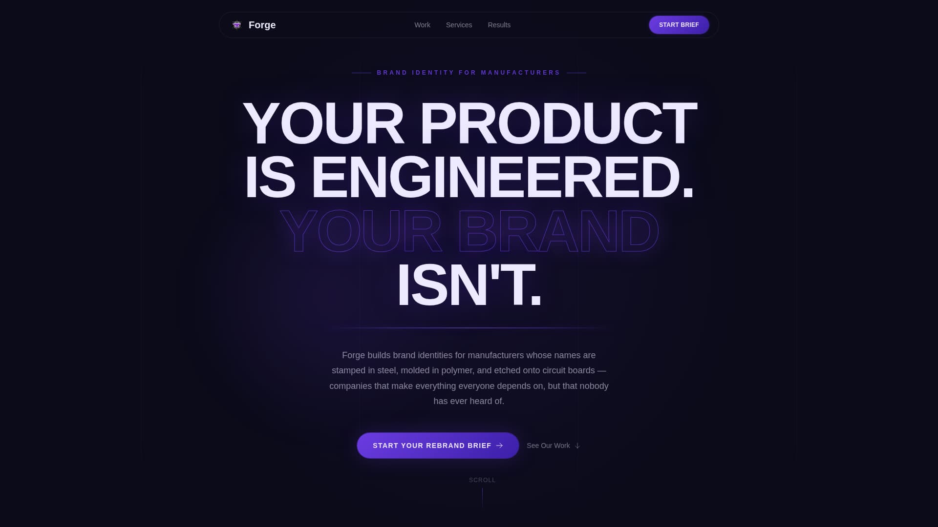 Construct — Robust Factory Operations Landing Page Template