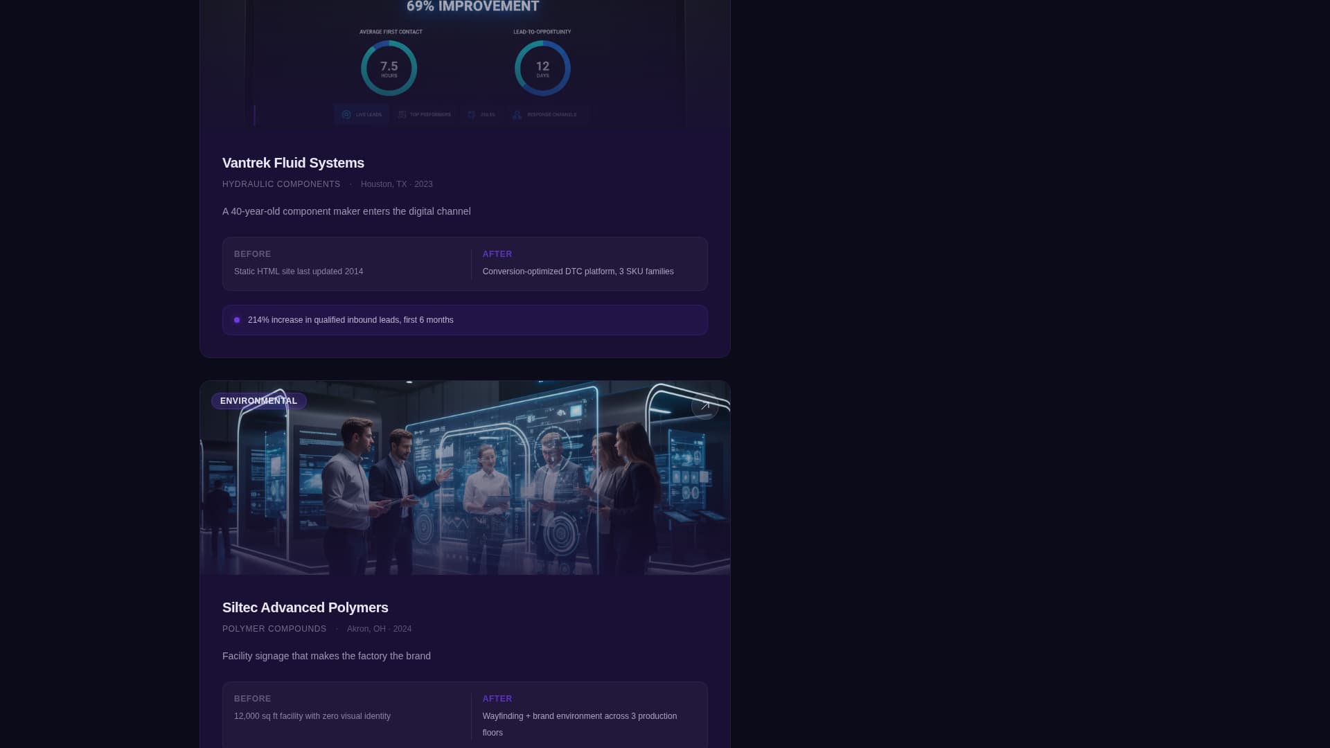Construct — Robust Factory Operations Landing Page Template