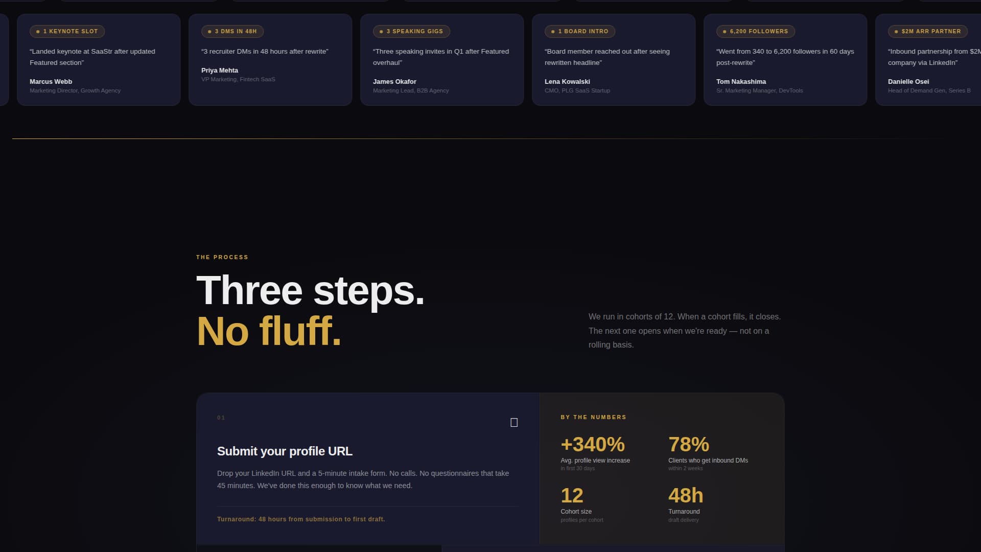 Signal - Bold Linkedin Landing Page Template