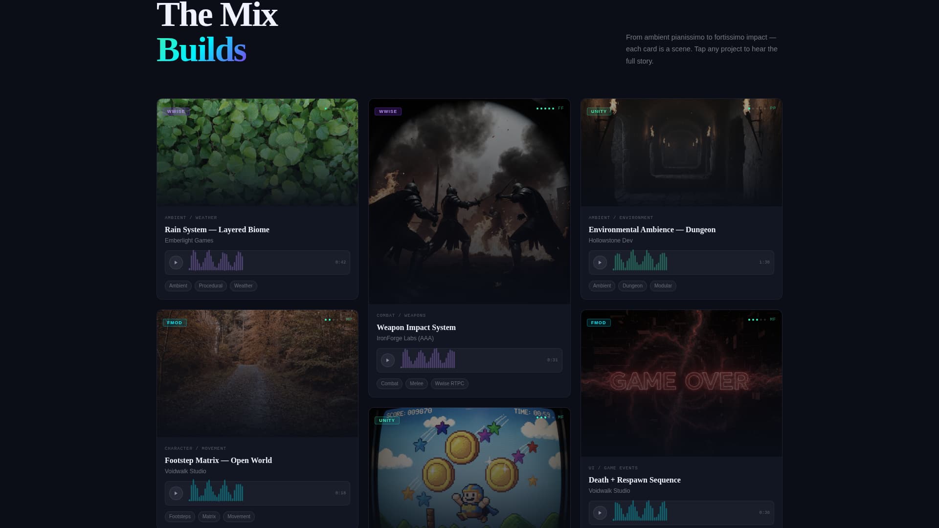 Pulse - Immersive Sounddesign Landing Page Template