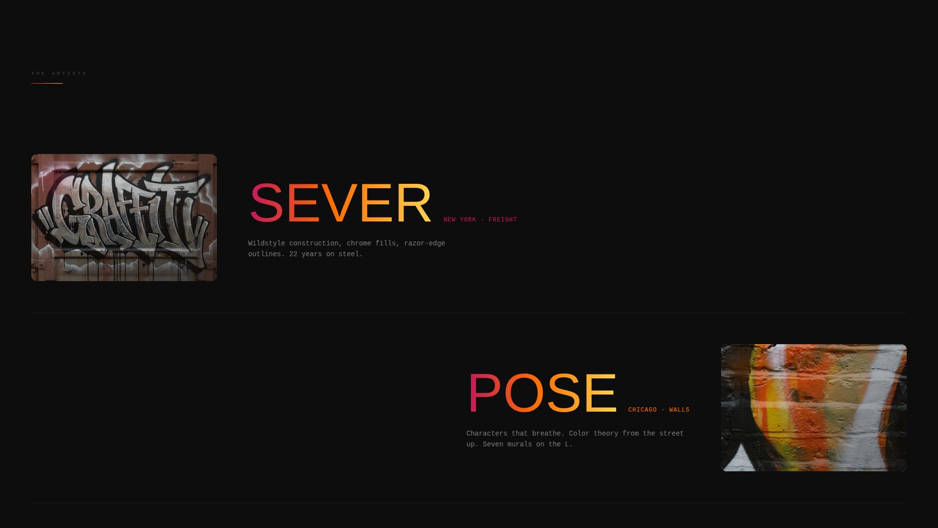 Mural - Bold Streetart Landing Page Template