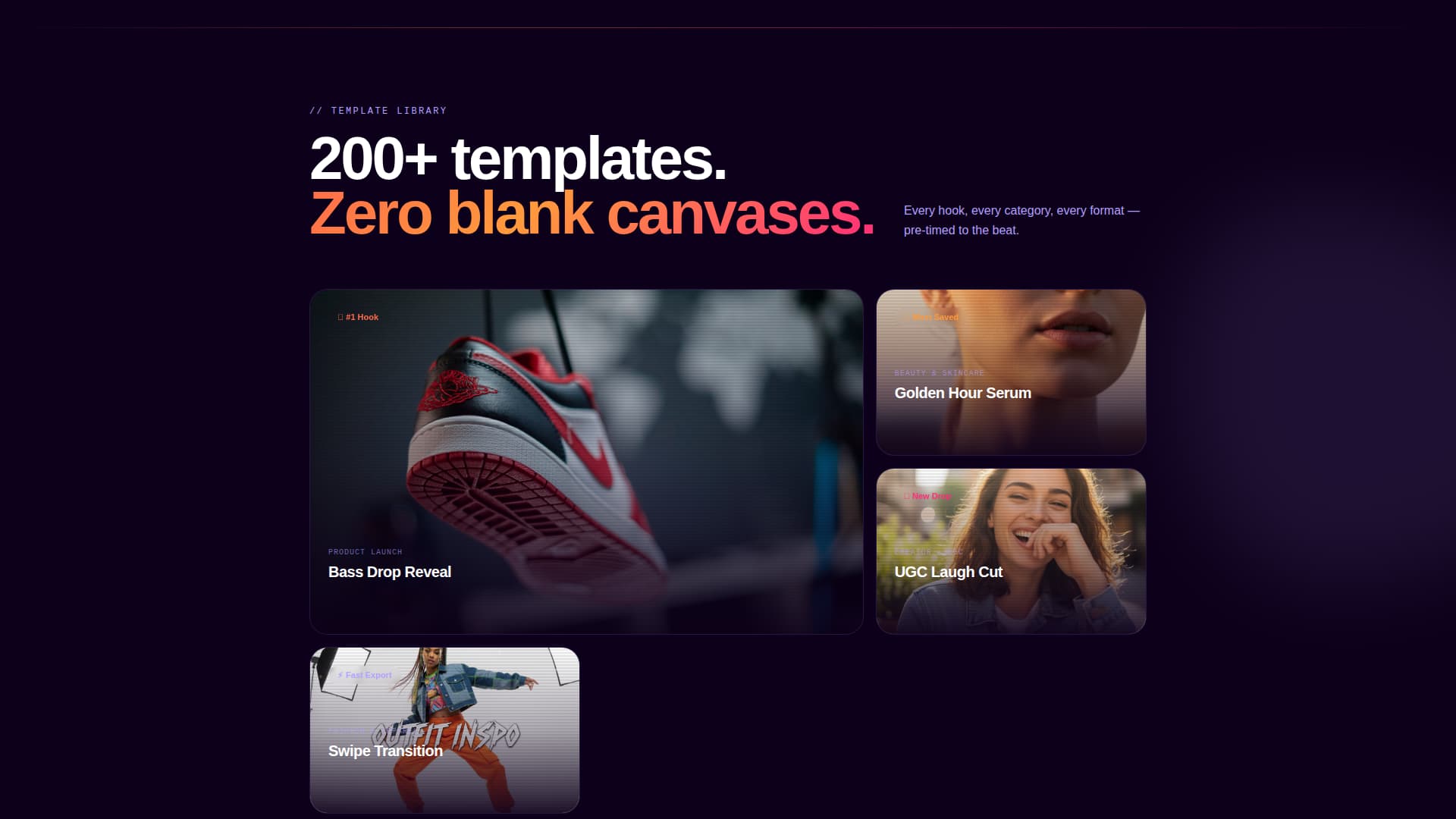 Viral - Thumbstopping Tiktok Landing Page Template
