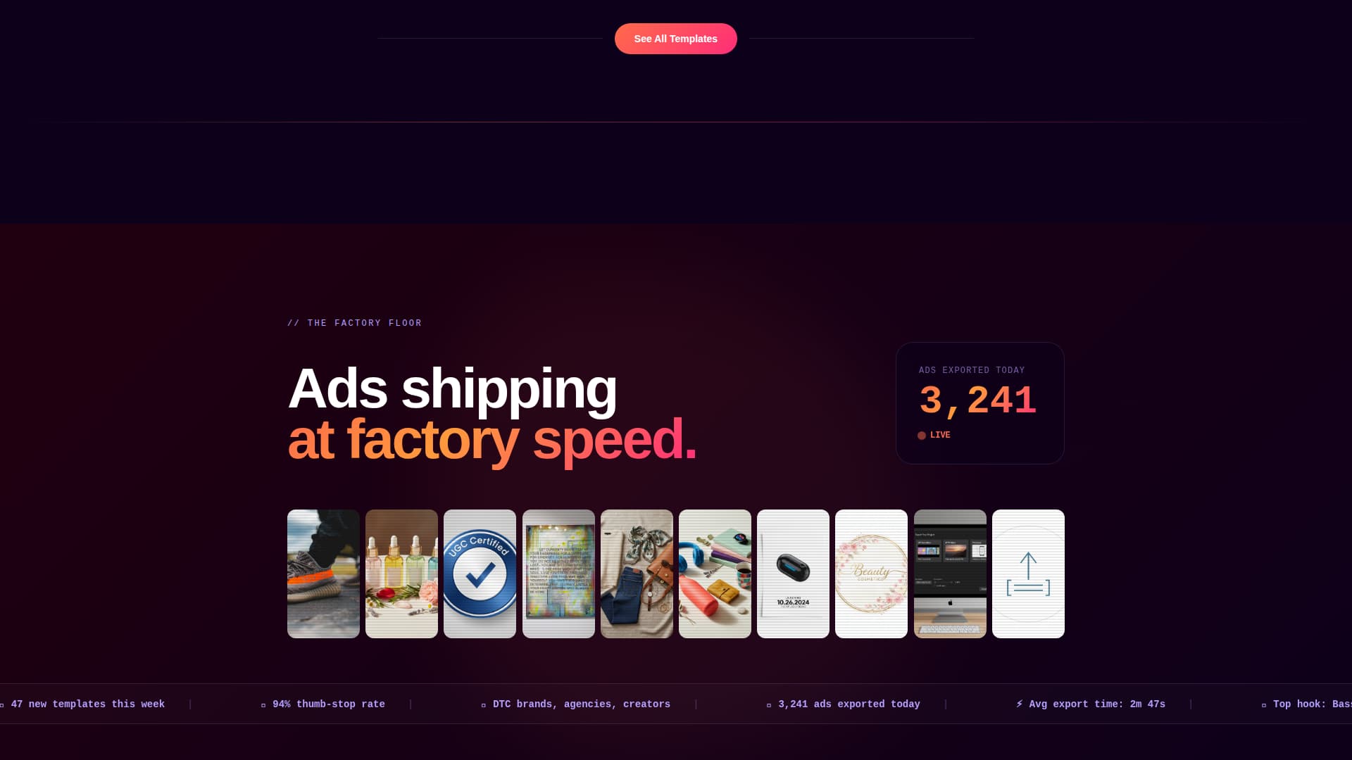 Viral - Thumbstopping Tiktok Landing Page Template