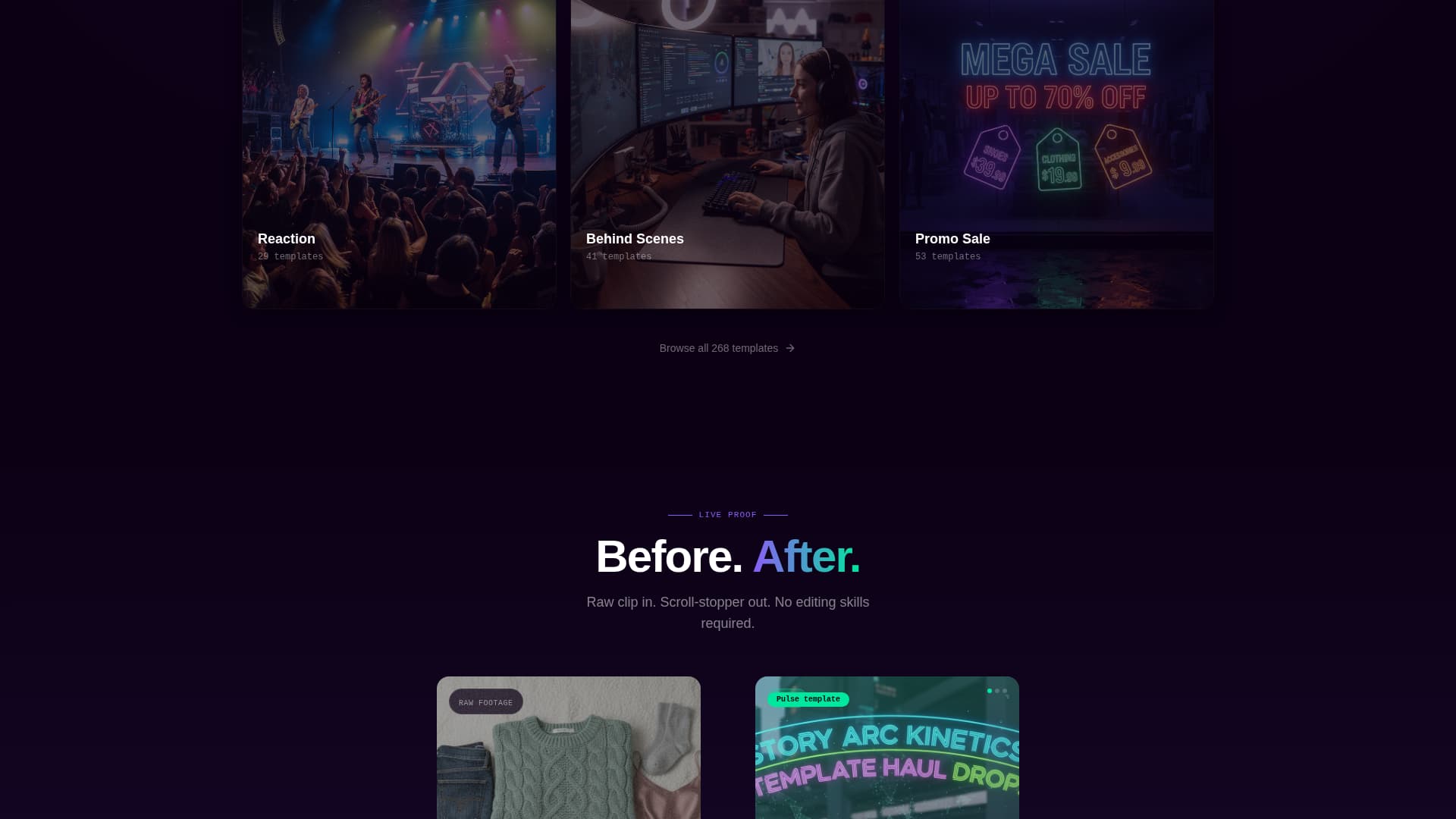 Pulse - Dynamic Tiktok Landing Page Template