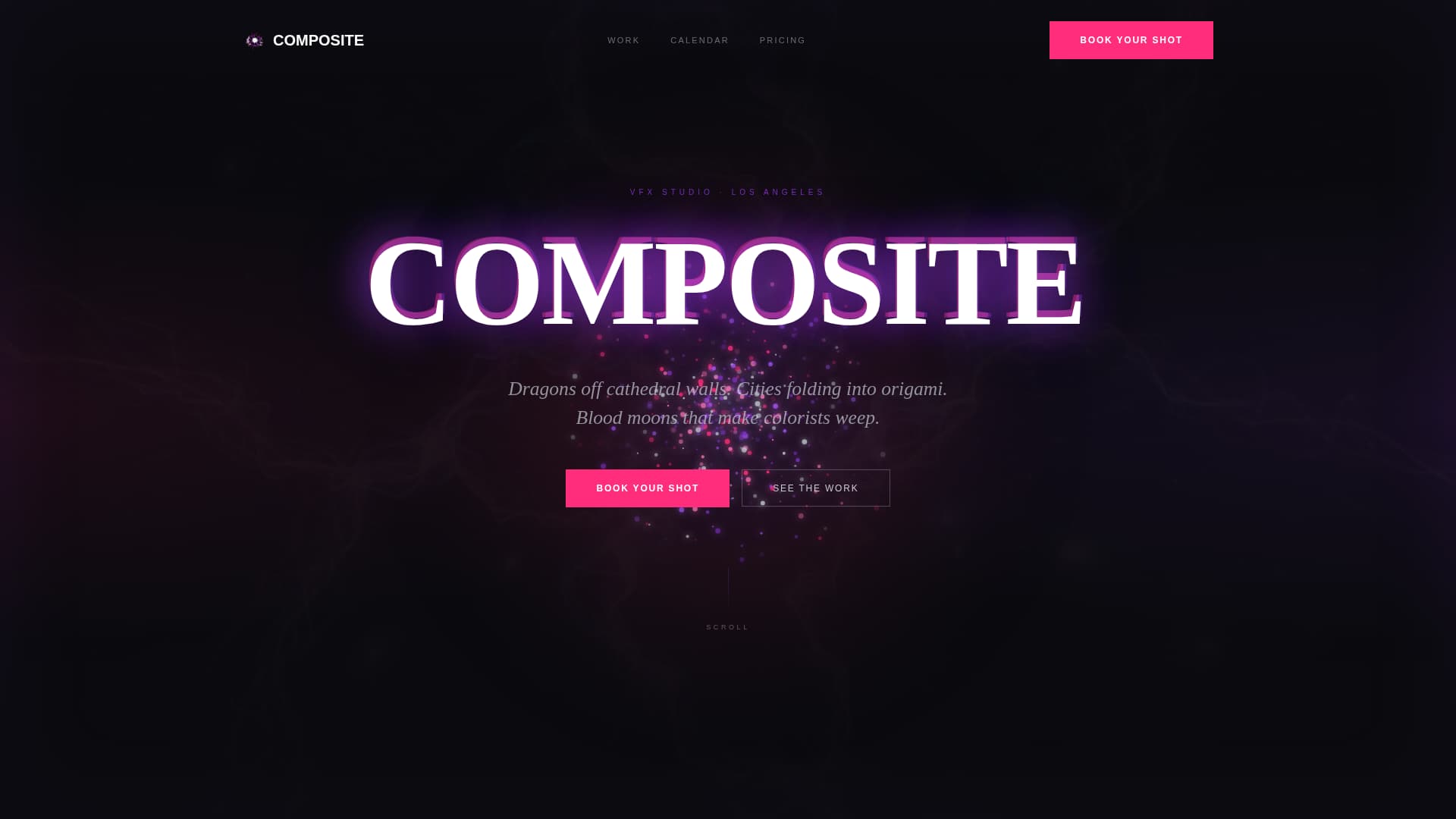 Render — Premium Visual Effects Landing Page Template