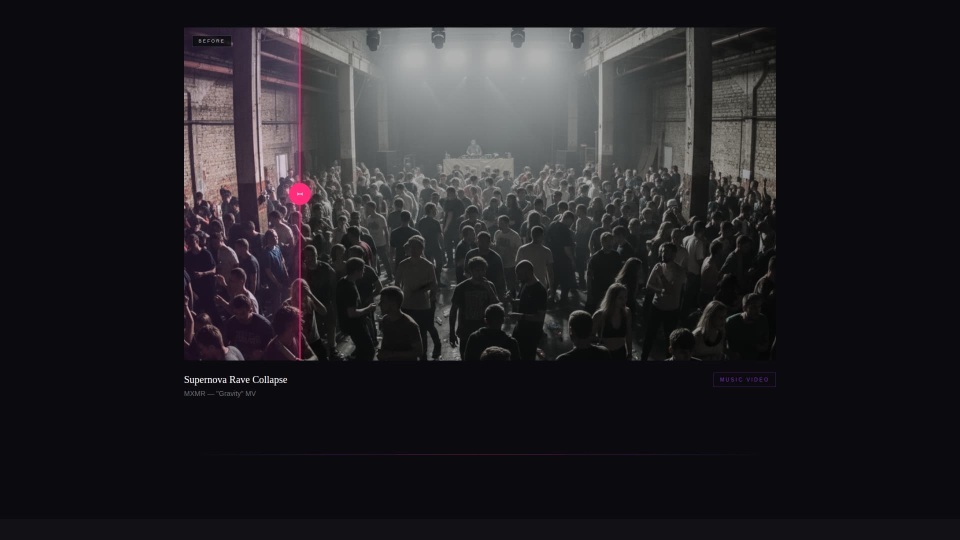 Render — Premium Visual Effects Landing Page Template