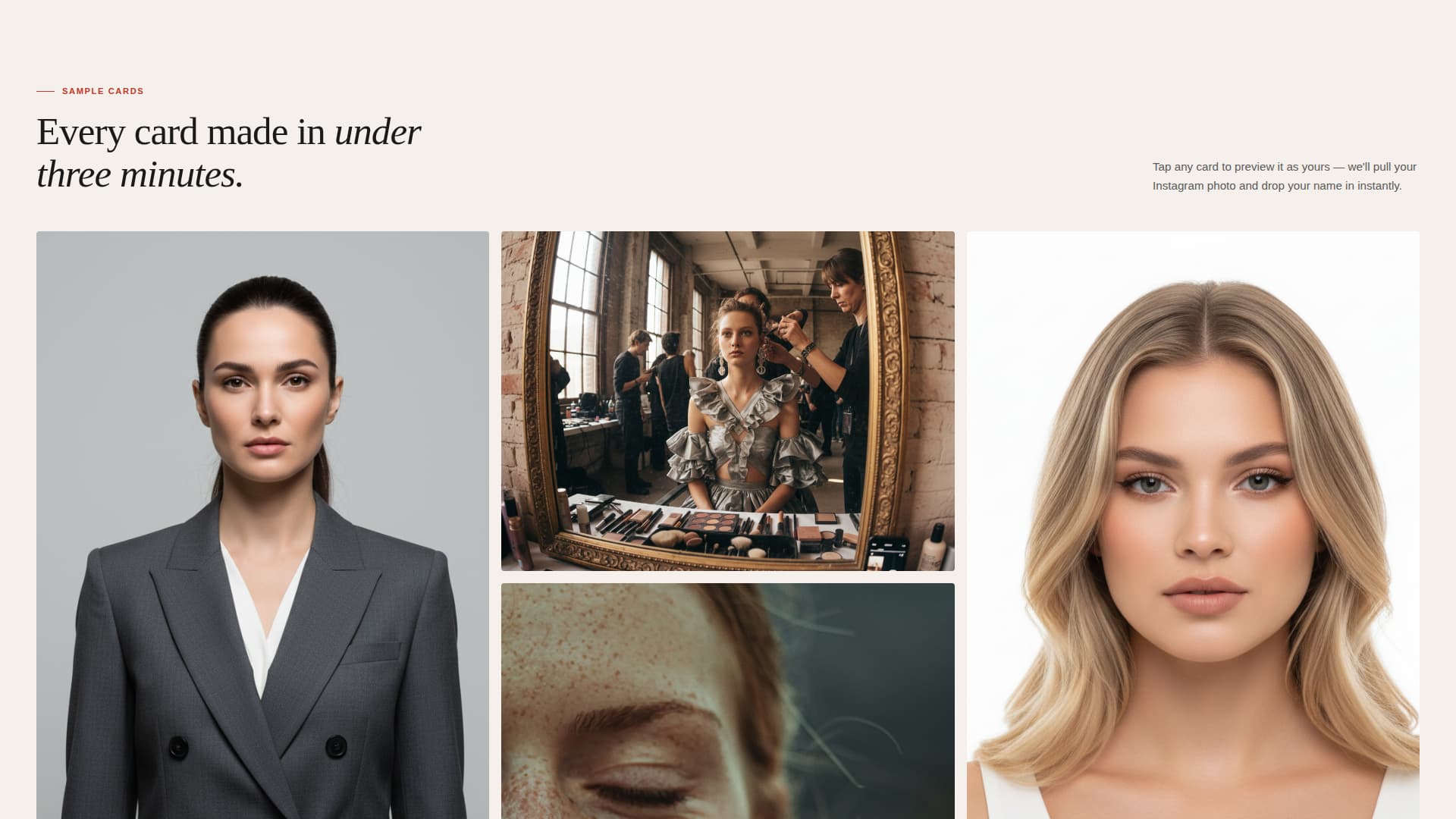 Folio - Stunning Model Landing Page Template